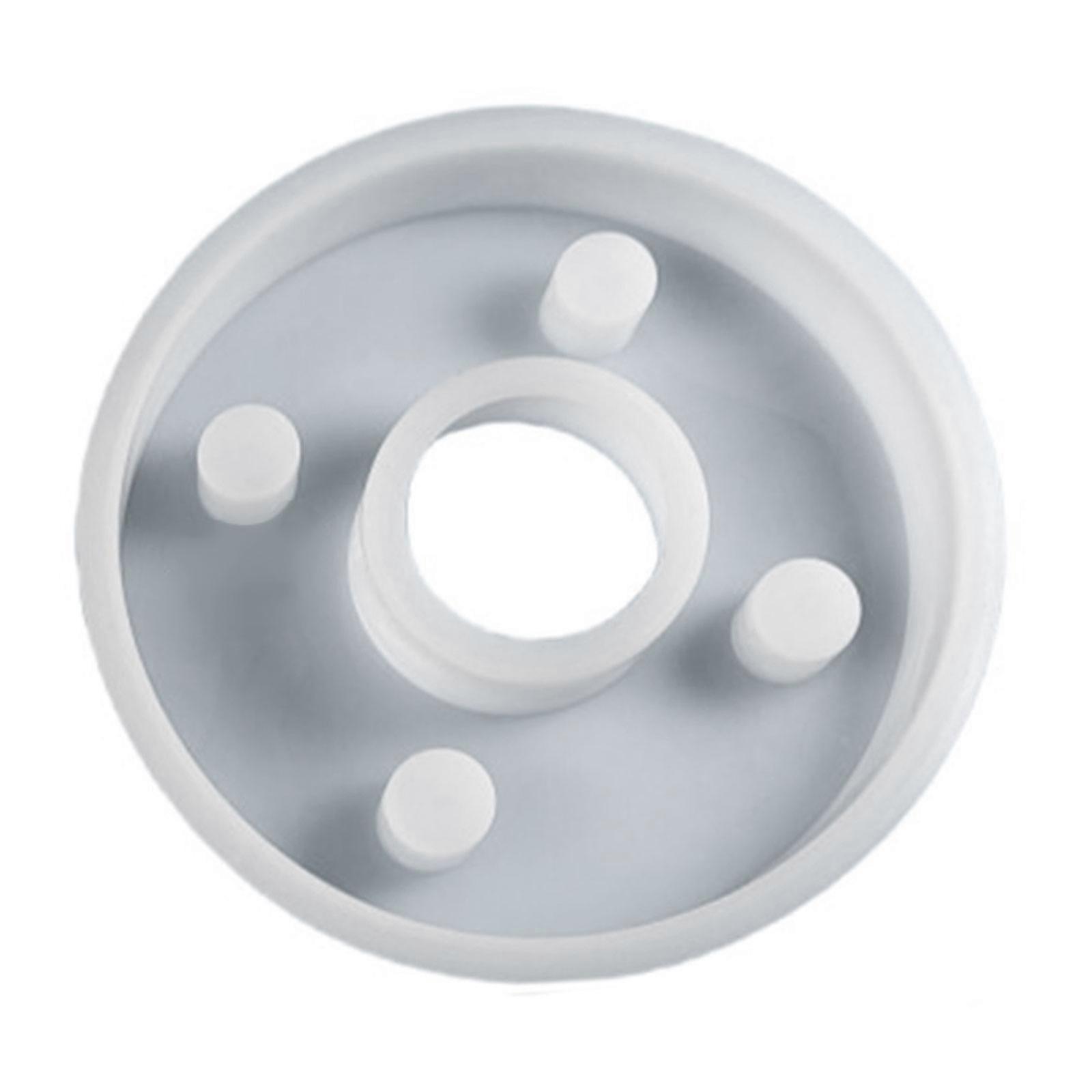 תבניות בסיס לנר עם 4 חורים, תבניות בסיס עגולות לעמוד נרות להכנת נר, מחזיק נר לתה, מתנה לחג, צבעים שונים