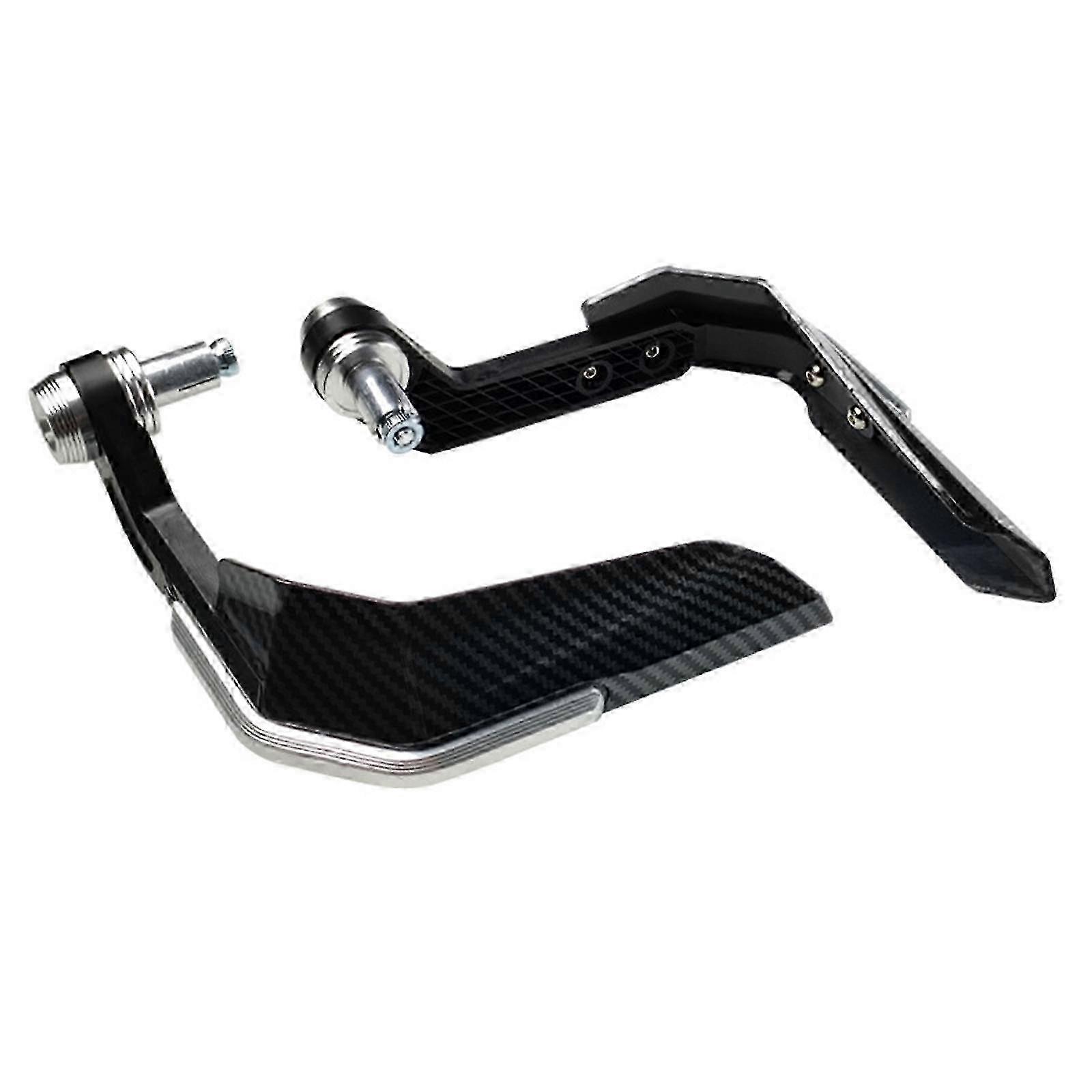 1 Pair Handle Windshield Motorbike Modification Accessories Handguard Handlebar Hand Guard with Bolt Silver z