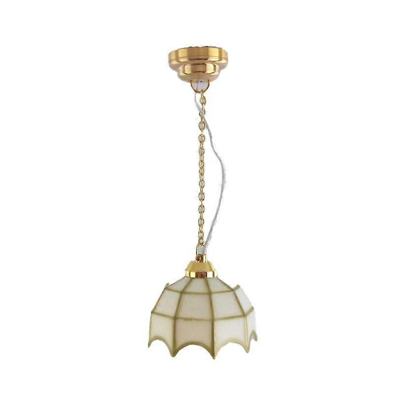 Το σπίτι κουκλών οδήγησε την μπαταρία που κρεμά το άσπρο χρυσό ανώτατο μικροσκοπικό φωτισμό λαμπτήρων