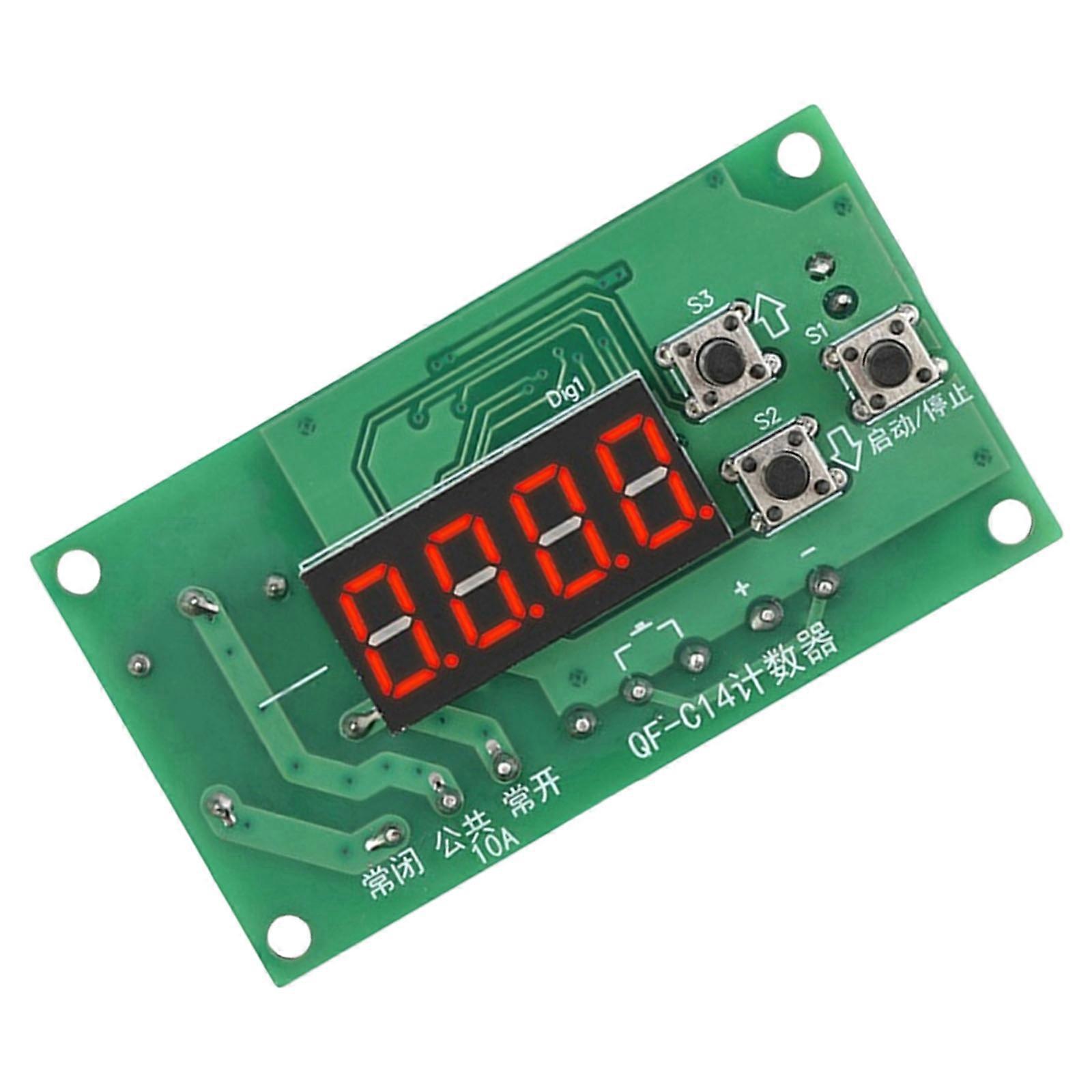 Industrial Process Controllers 4 Digital Display Relays Output Power Failure Memory 0 9999 Counting Daily Casual Use Multicolor