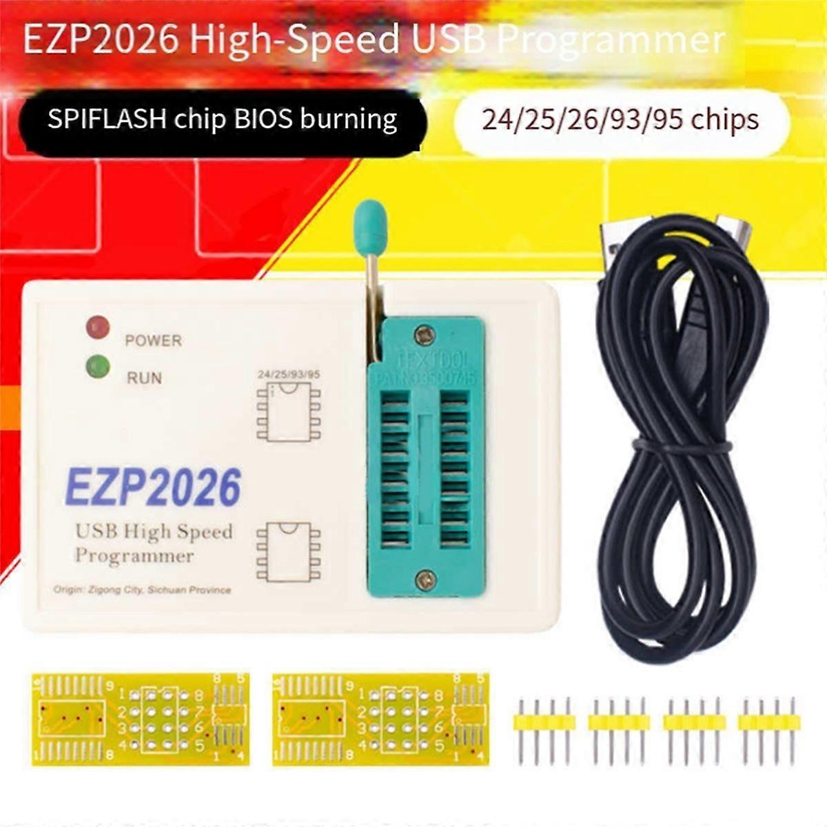 EZP2026 USB High-Speed Programmer Drive Free Programmer Supports 24/25/26/93/95 Series Chips Direct