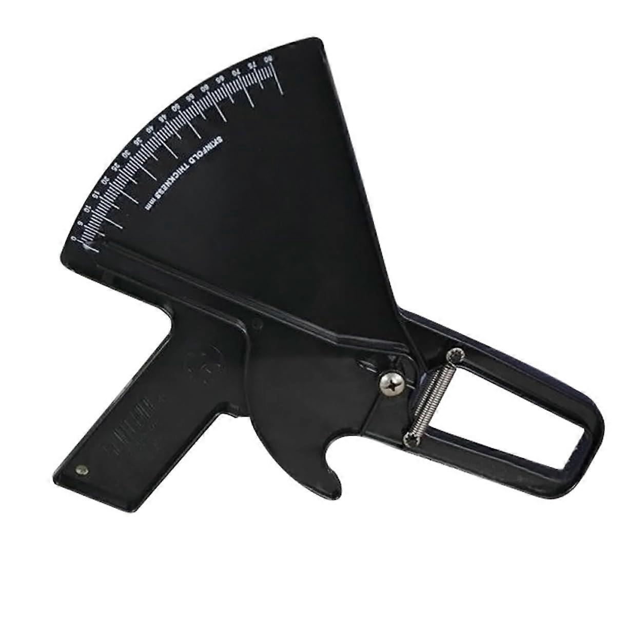 Body Fat Caliper Skinfold Thickness Measuring Tool with Calculator for Fitness Testing Black Ref: 7459