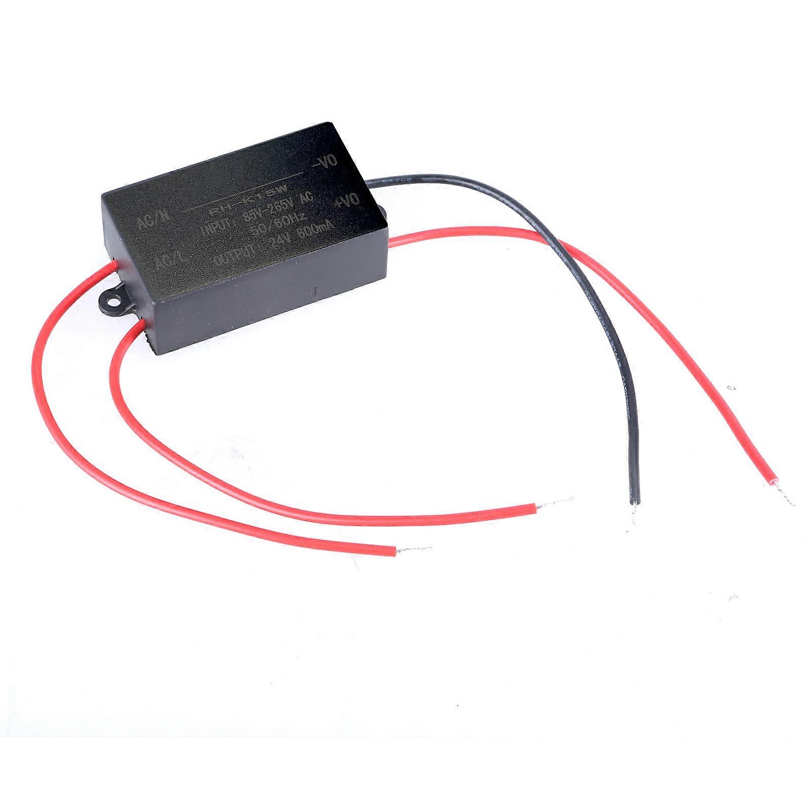 LED Driver 24V 600mA LED Power Supply 85V-265V to 24V 600mA Low Voltage Output LED Power Supply Adapter for LED Lights Multicolor