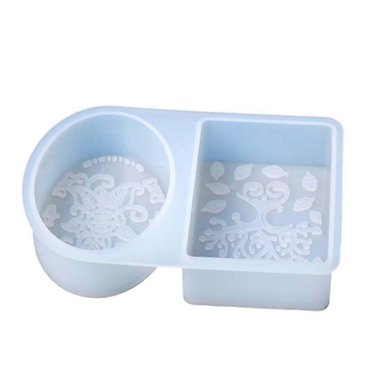 Silicone Soap Mold with 3D Ethnic Pattern for DIY Handmade Soap Making, Nonstick Easy Release