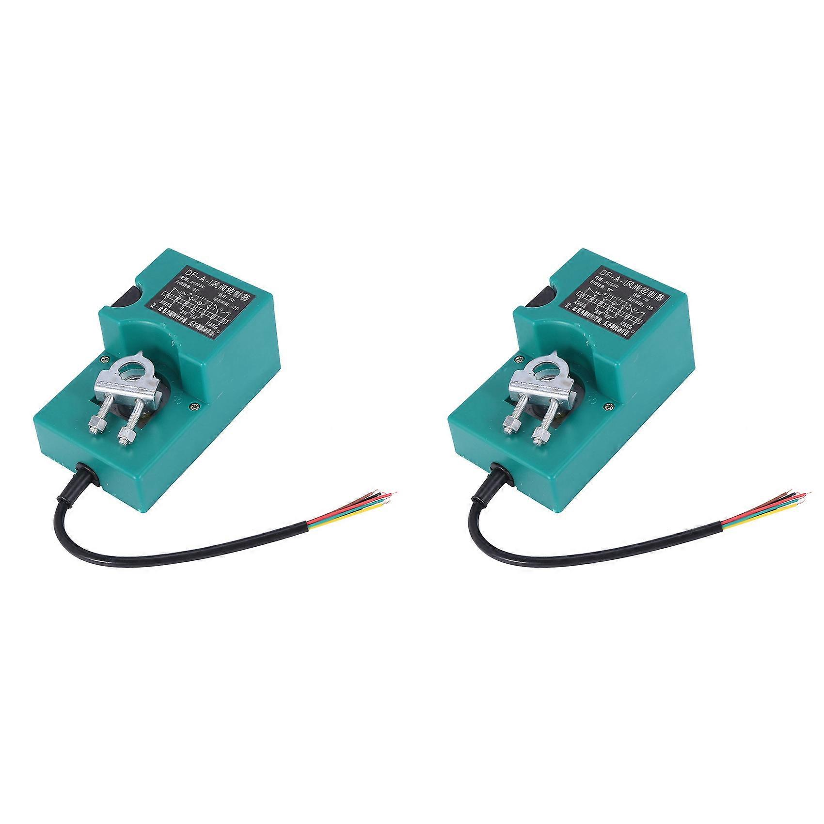 2X DF-A-I Damper Controller Electric Manual Actuator AC220V Air Valve Damper Actuator Switch for Ventilation Pipe Valve