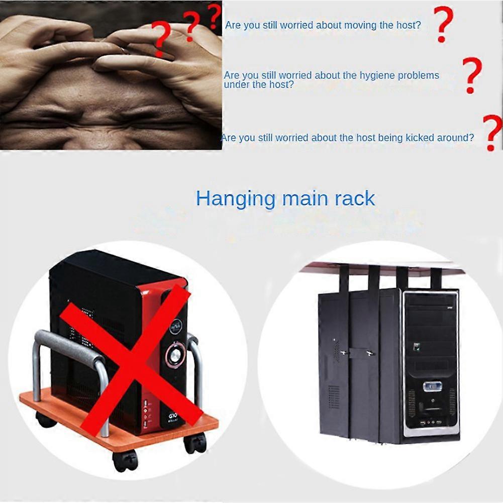 1 Set Under Desk PC Mount Bracket for Computer Case Computer Mainframe ...