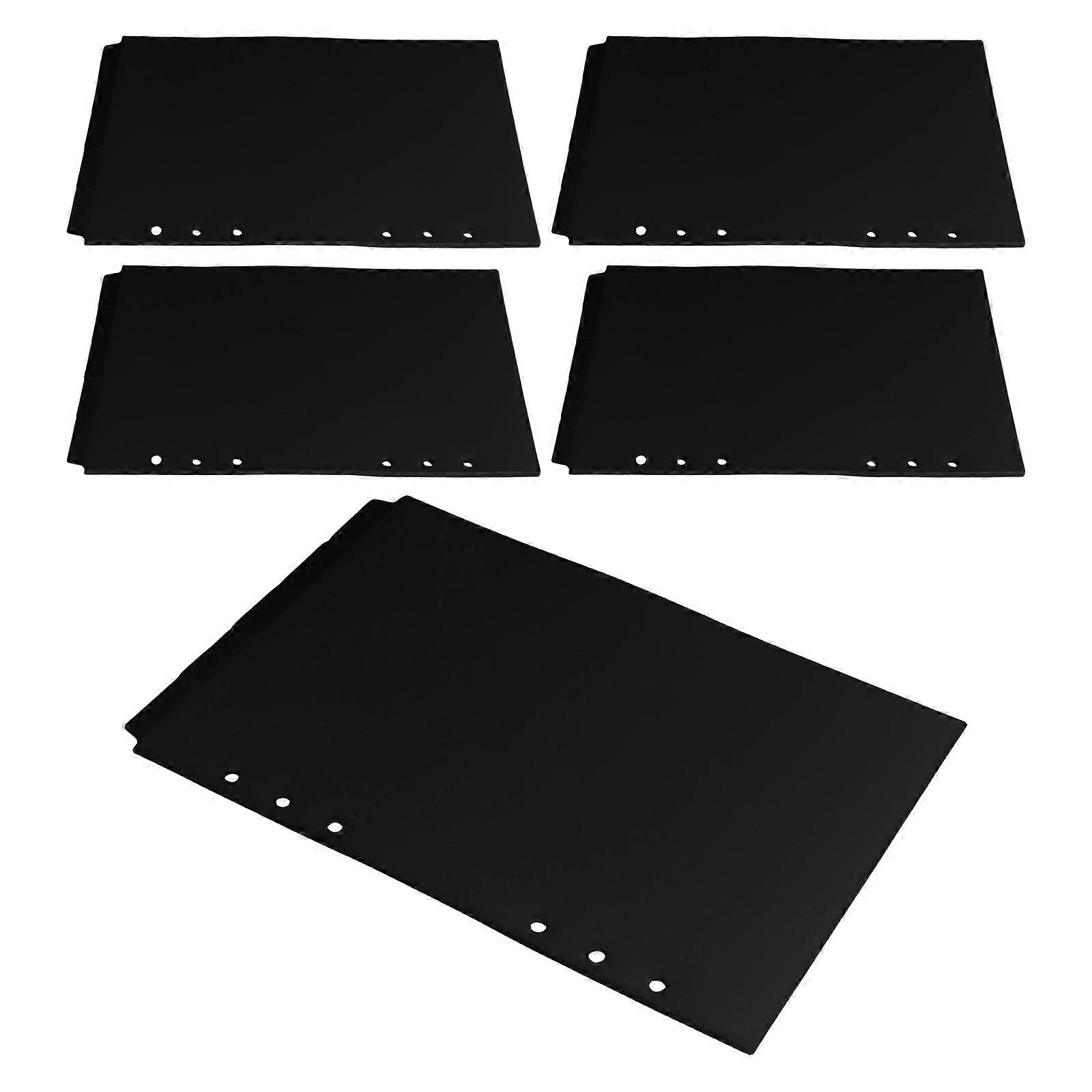 A5 Binder Dividers for Home School Organization with 25Pcs Removable Tabs