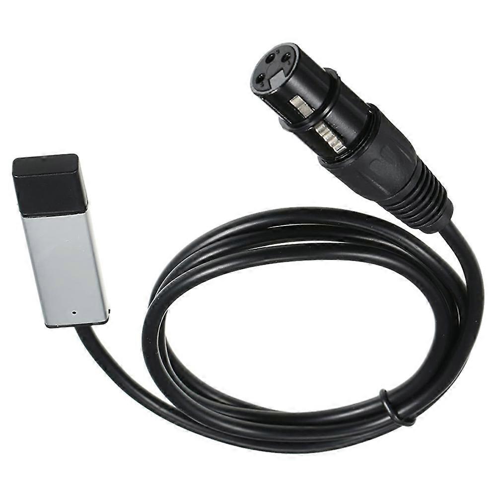 USB to DMX Interface Adapter Cable for Stage Disco Moving Head Light Computer PC DMX512 Controller Signal Conversio