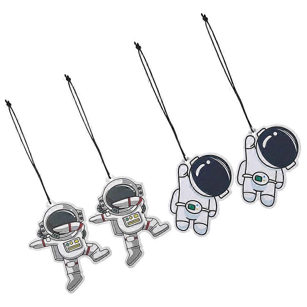 Astronaut Car Hanging Diffuser for Decoration 4Pcs Paper Scented Cards