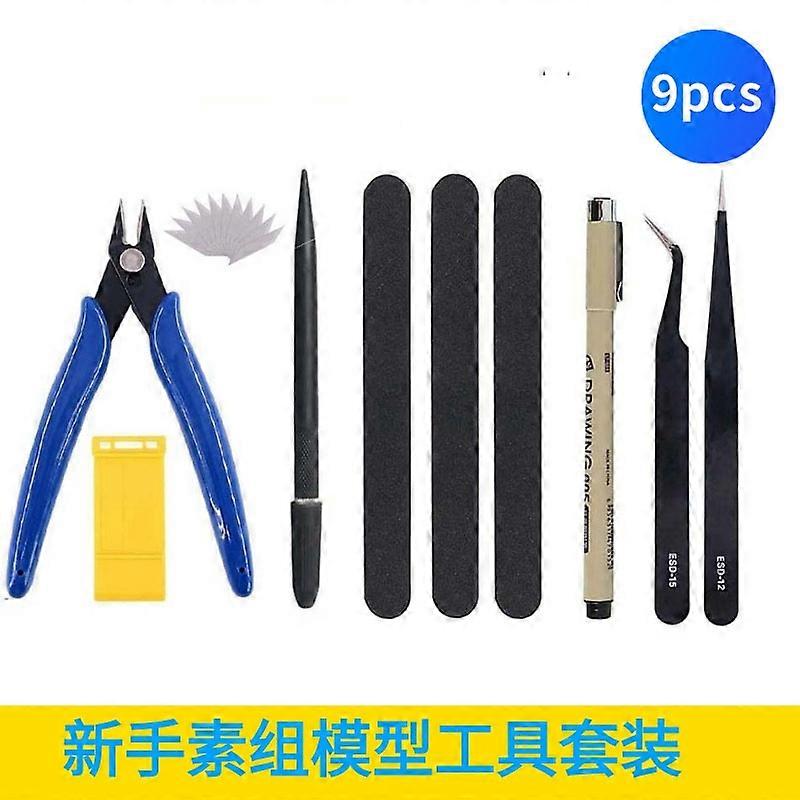 9-piece beginner model kit Gundam model kit