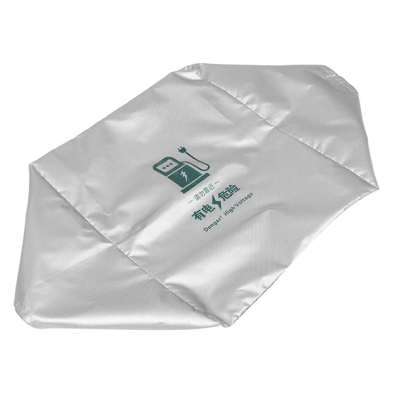 Charging Station Rain Cover Durable Ev Car Charger Protector Silver