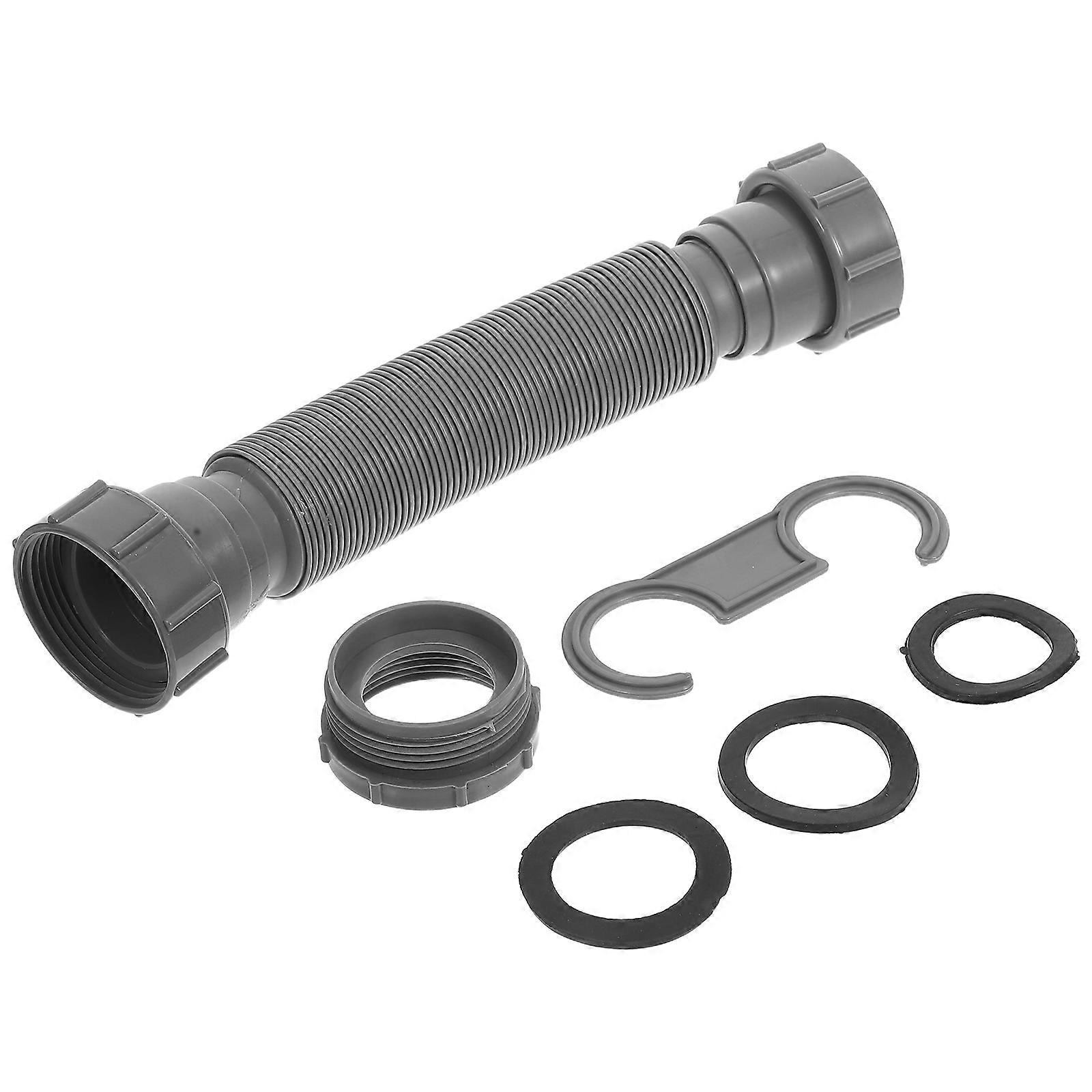 Universal Plastic Sink Drain Pipe for Home Use with Expandable Hose