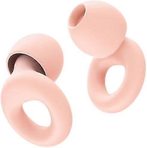 Ear Plugs for Noise Reduction 1 Pair Super Soft Reusable Hearing Protection in Flexible Silicone for Sleep