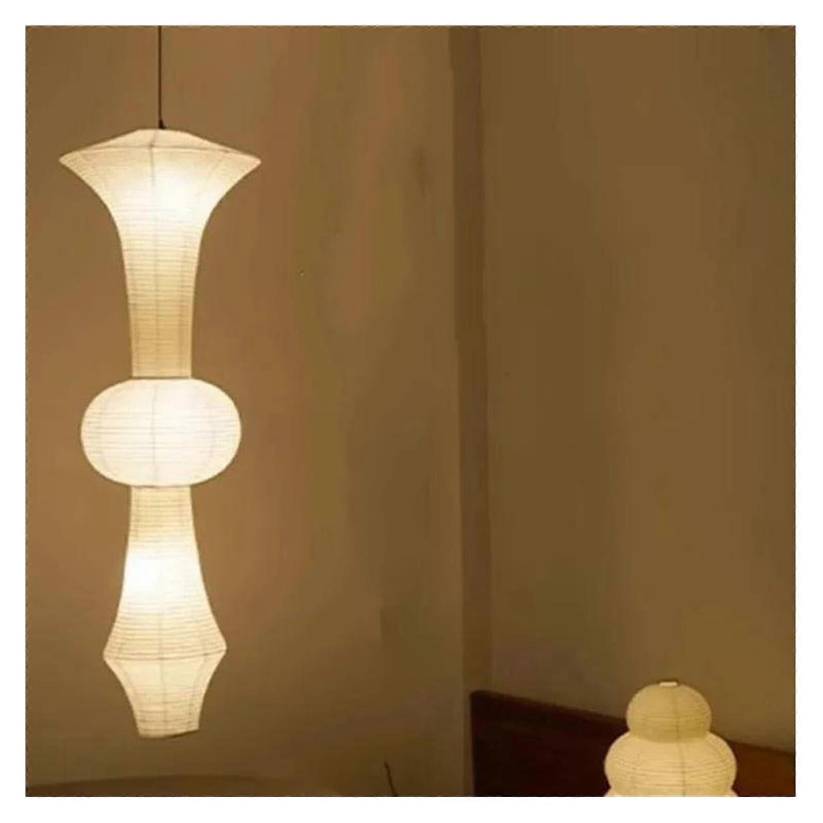 Alien Japanese Style Chandelier Rice Paper Lamp Spherical Lantern H145CM for High-Ceiling Villas and Halls