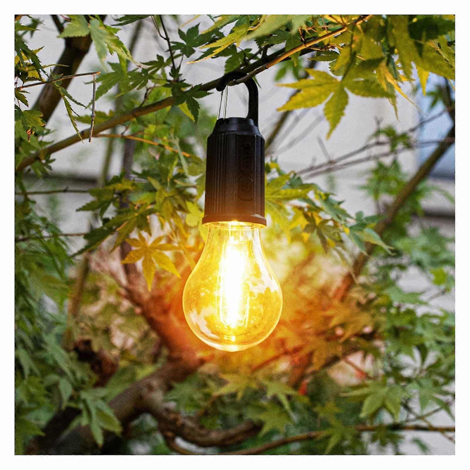 Camping Lantern Set of 5, Solar and USB Rechargeable, Waterproof 3Mode LED Light for Outdoor