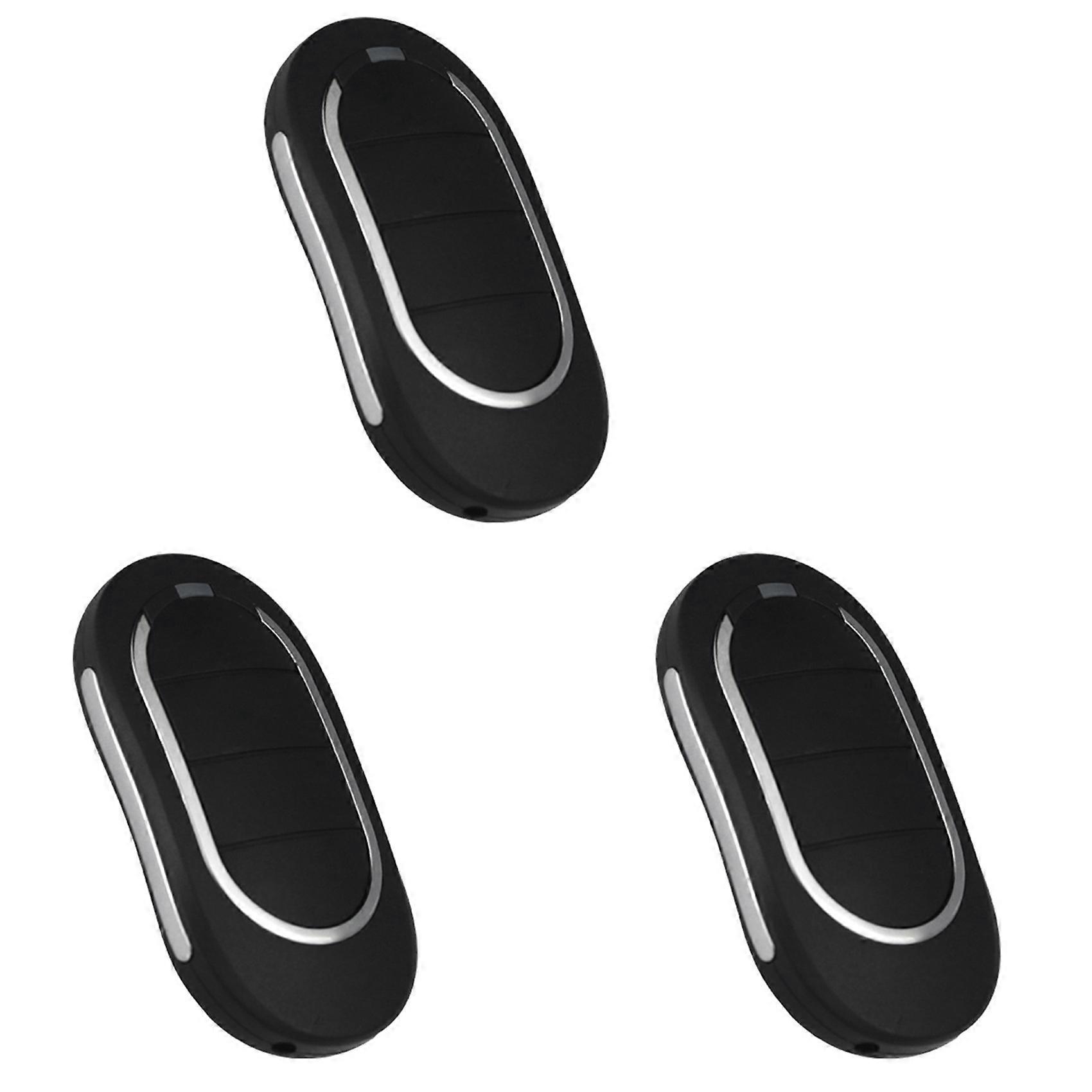 3X for Alutech AT-4n Remote Control 433MHz 4 Buttons Garage Door Learning Code Barriers Automation Keychain