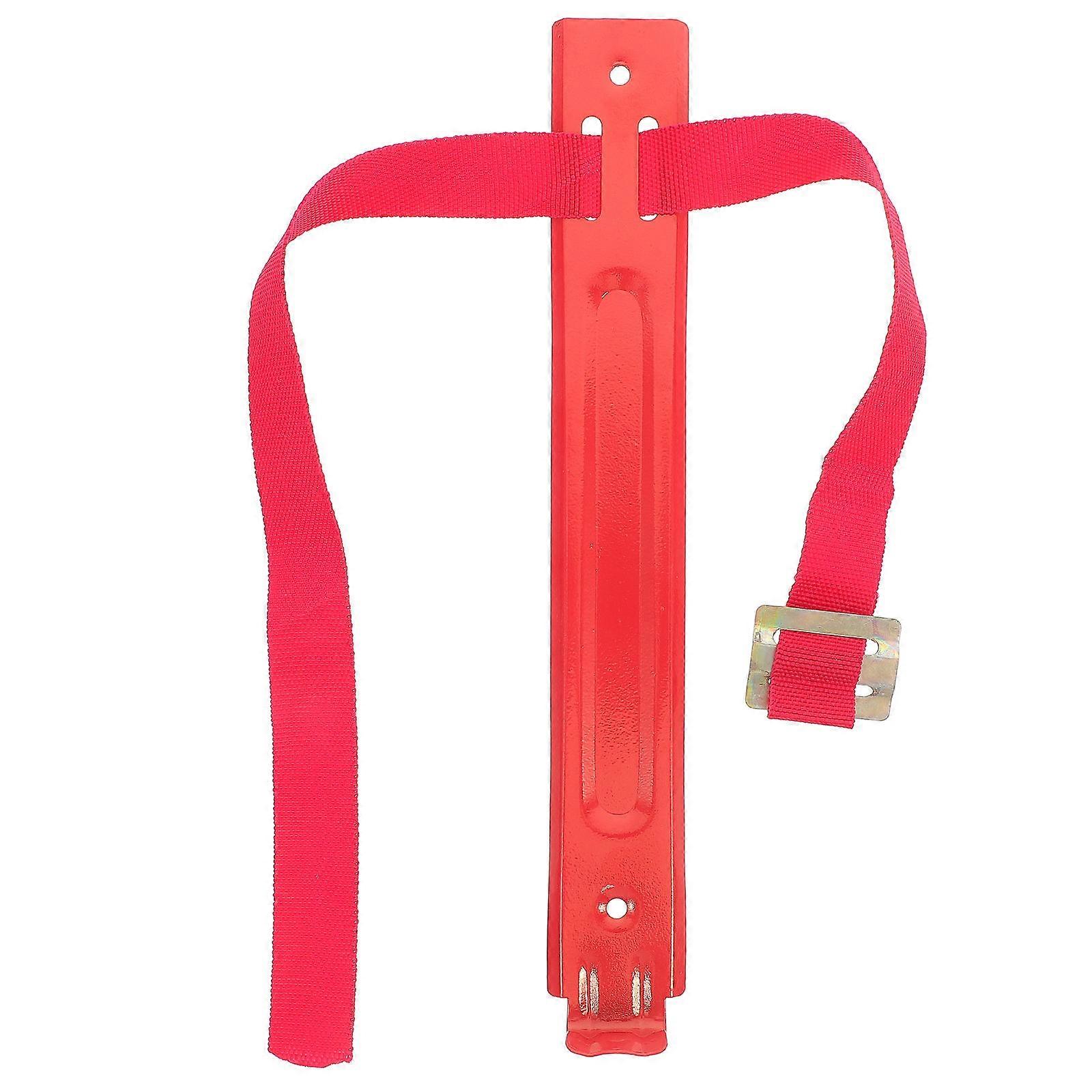 Fire Extinguisher Mounting Bracket Iron for Storage Red Fire Extinguisher