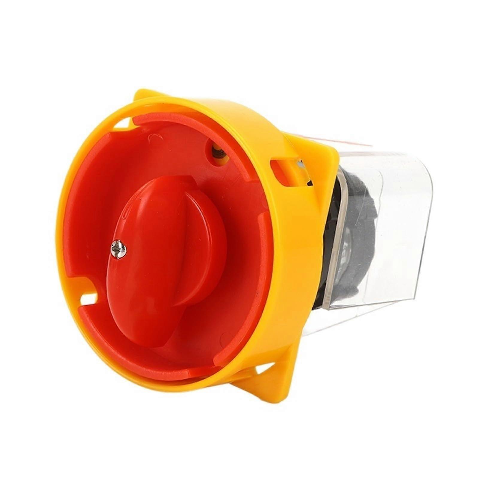 25A TwoPole Rotary Cam Switch with Padlock Security for Industrial Power CutOff Control