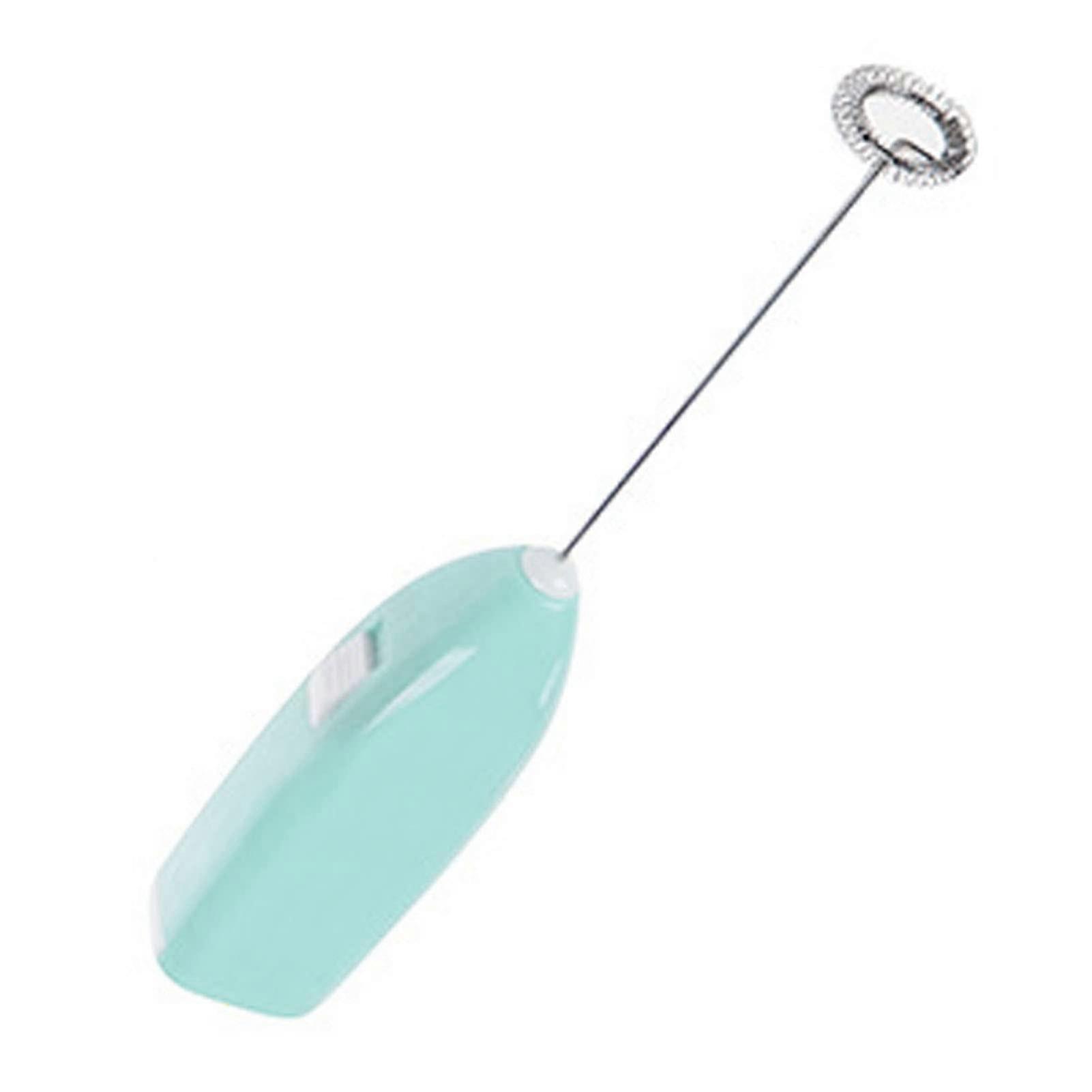 Cordless Electric Hand Mixer with OneButton Speed Control, Battery Powered for Baking – Blue