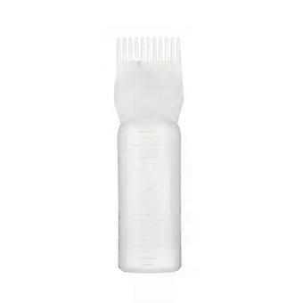 120ml 4.06oz Hair Dyeing Bottle Squeeze Applicator Bottle Oil Plastic Hair Dye Bottle Hair Coloring Hairdressing Styling Tool