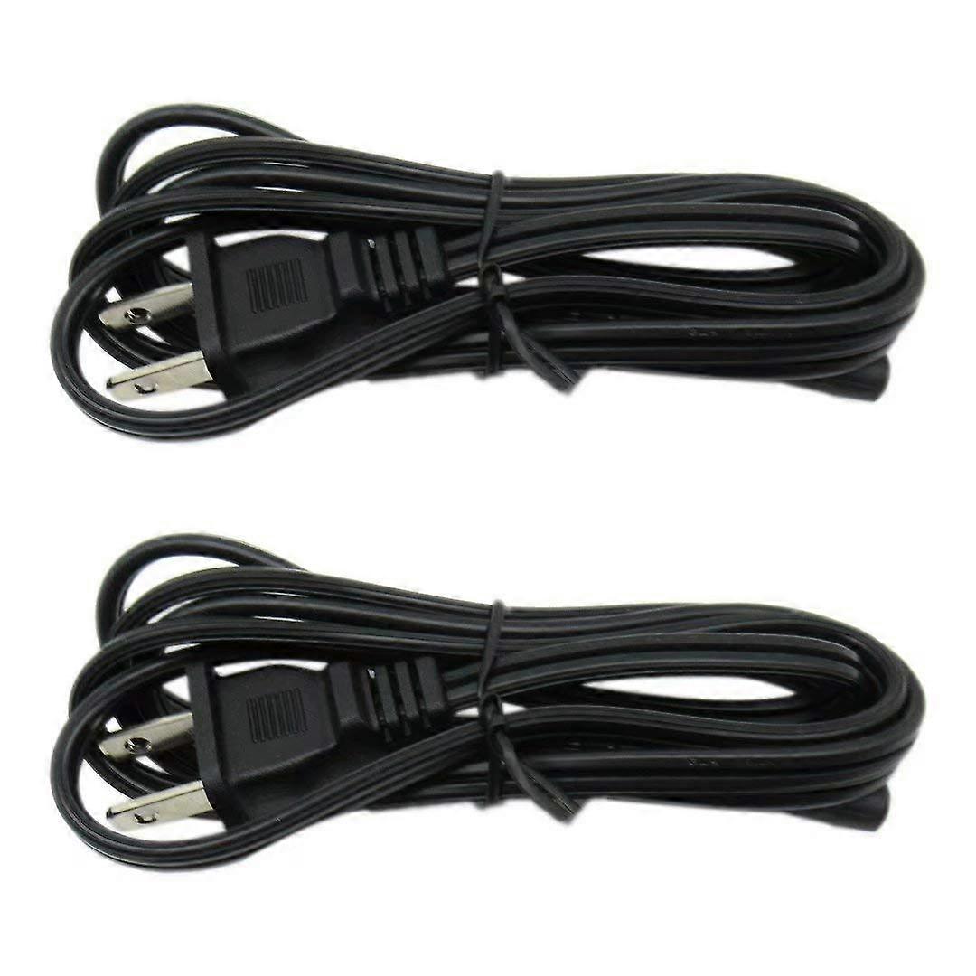Power Cord 2Slot NonPolarized 6.5ft Durable Replacement Cable for Xbox One S Reliable Power