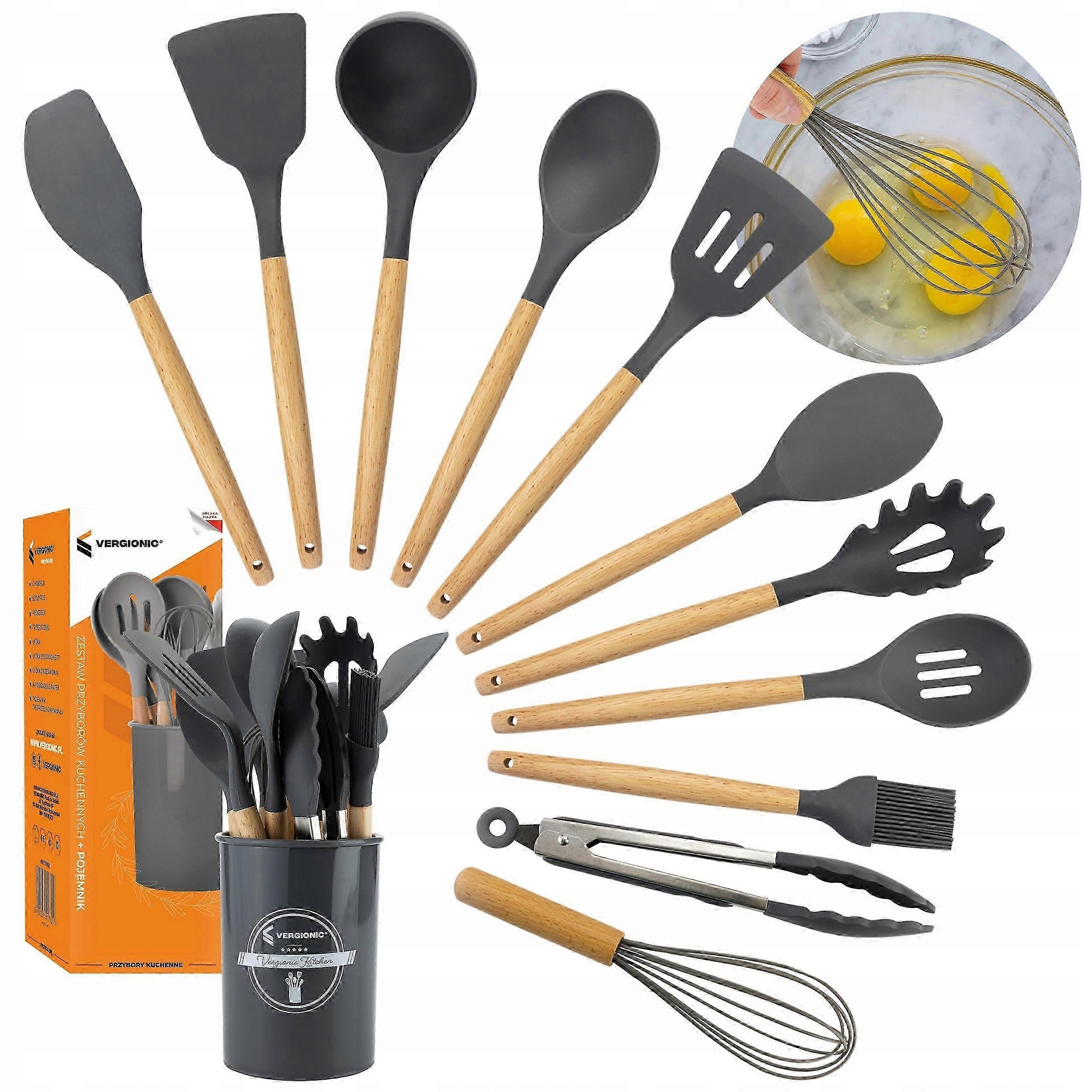 Set Of Kitchen Utensils Container 12 El.