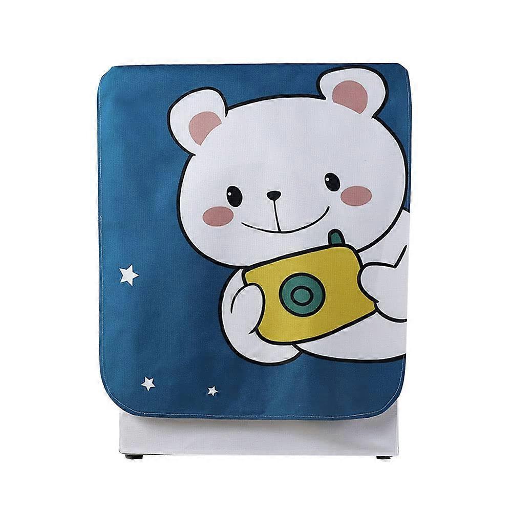 Waterproof Front Load Washing Machine Cover Dustproof UV Protective for 89kg Yellow Camera