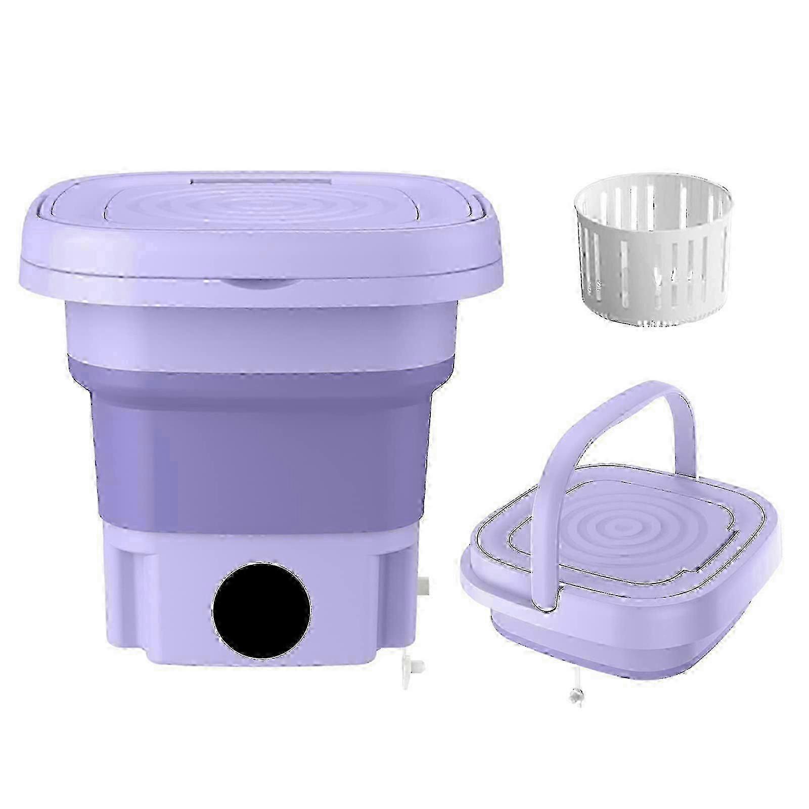 2025 Mini Washing Machine 8l Folding Portable Sterilization Drying Laundry Machine