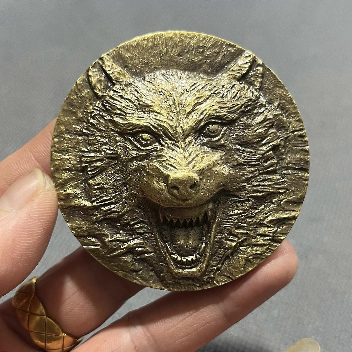 Medalha comemorativa em cobre puro estilo antigo