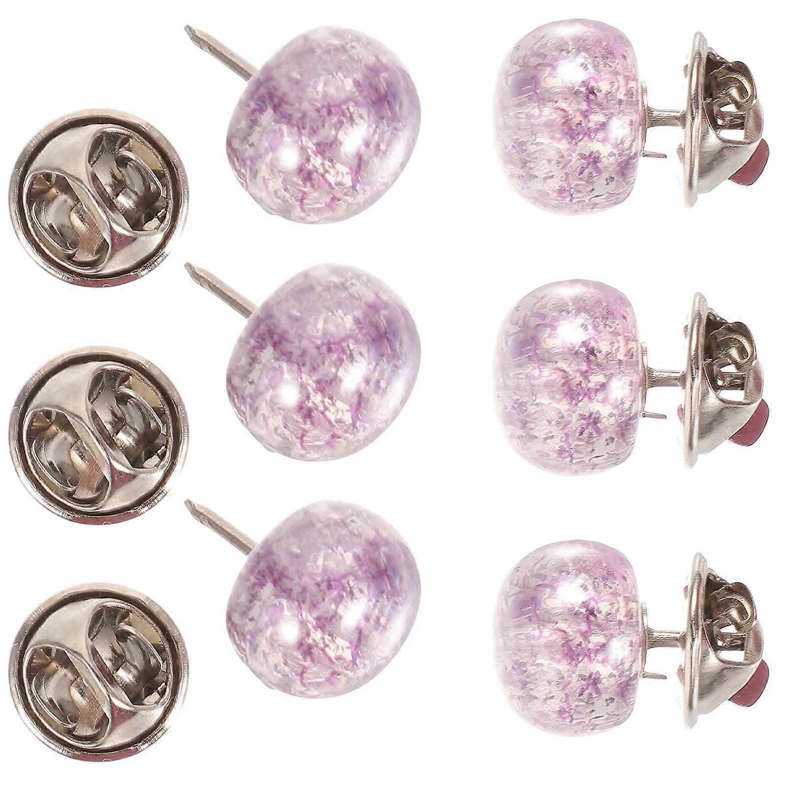Invisible Corsages Button for Decorative DIY 6Pcs Set