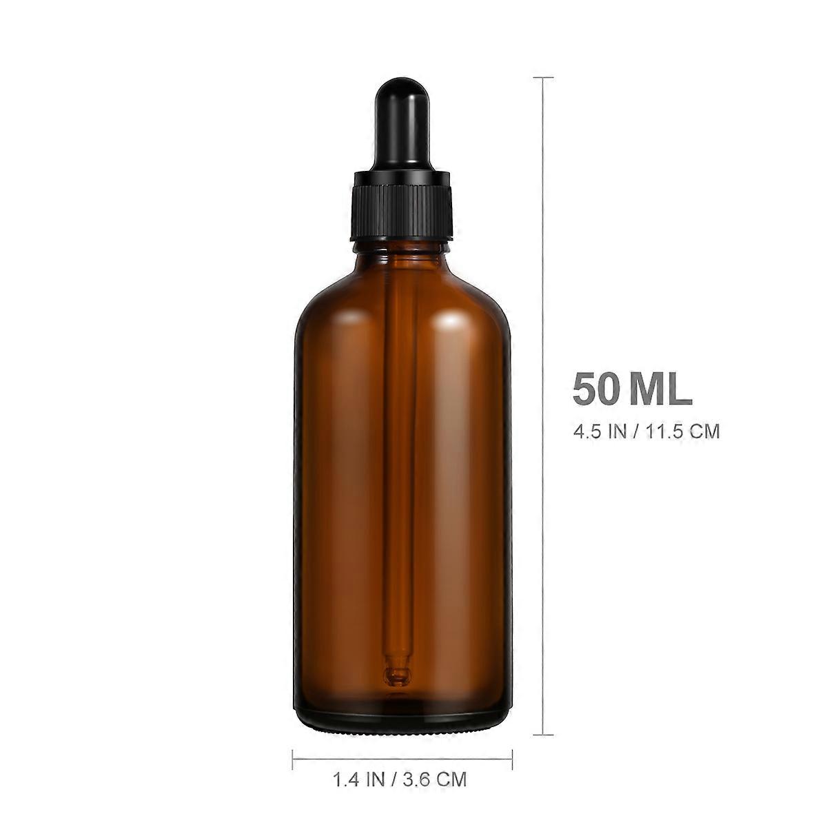 Empty Bottle with Dropper for Essential Oil Storage Refillable