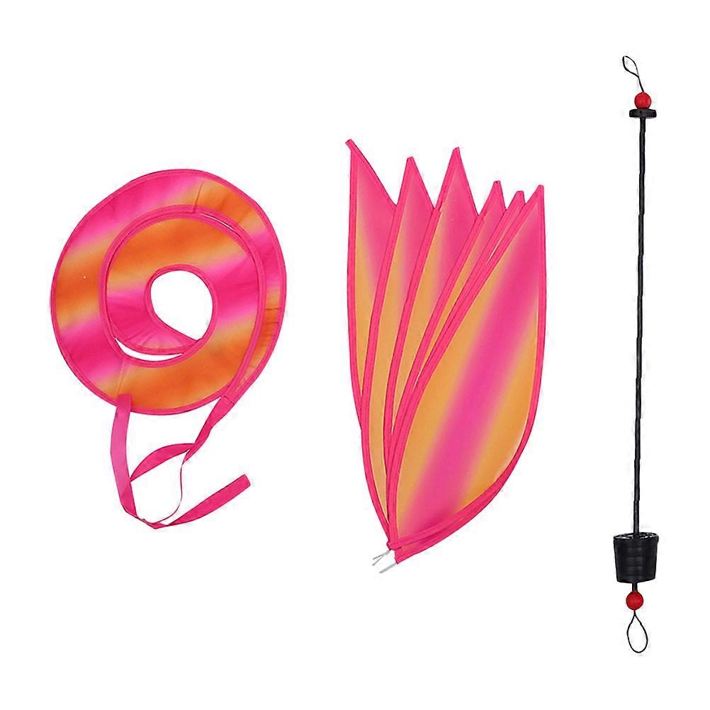 Decorative Hot Air Balloons Cloth Wind Spinners for Yard Display 3Pcs