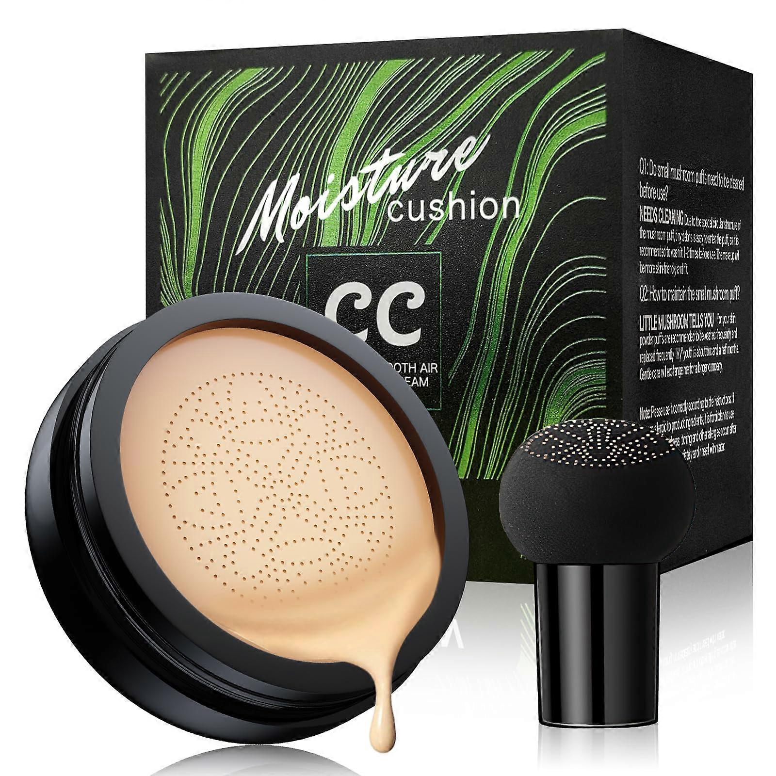 CC Cream Foundation Air Cushion  Full Coverage, Long Lasting, Moisturizing Matte Concealer (Natural)