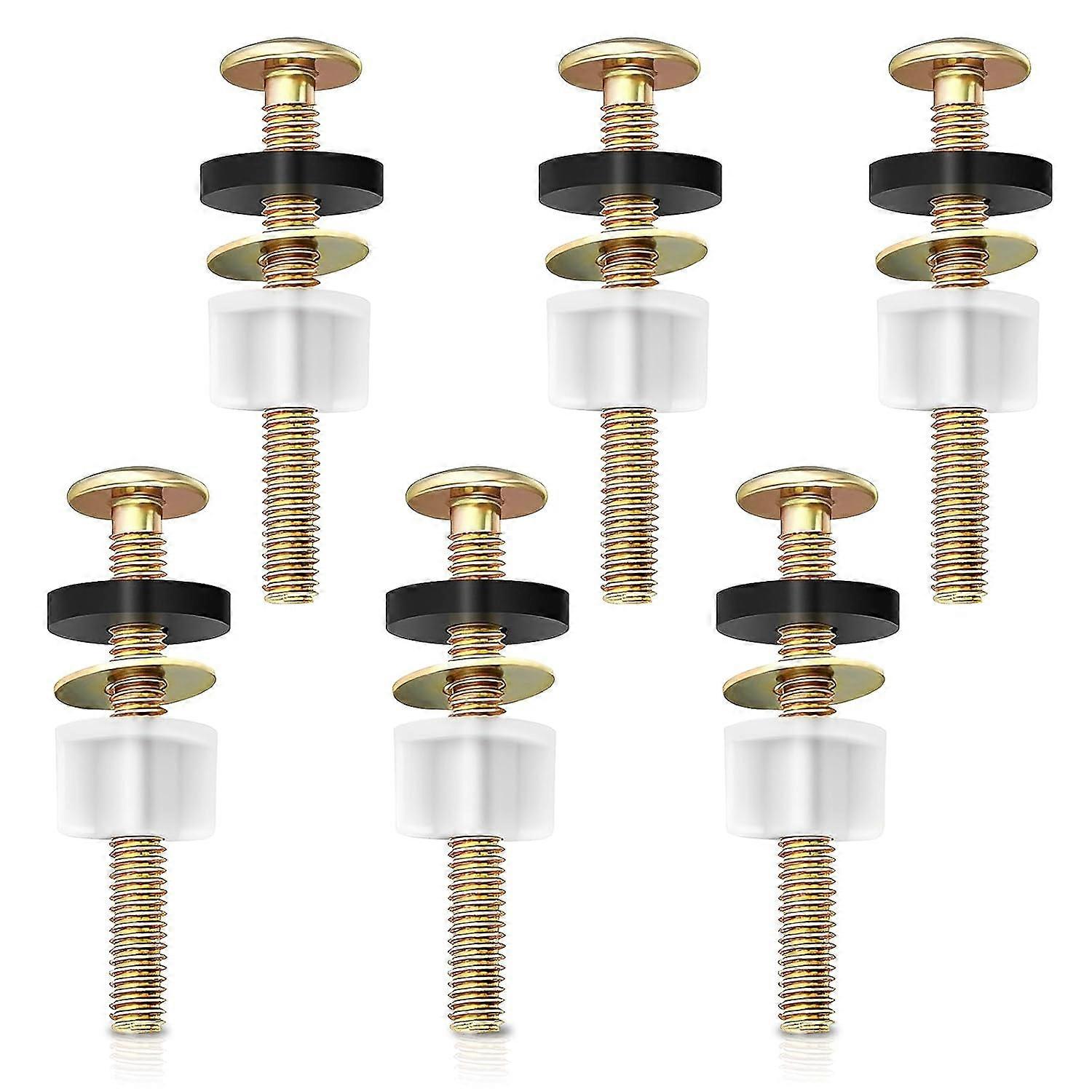 6-pack universal toilet seat hinge set