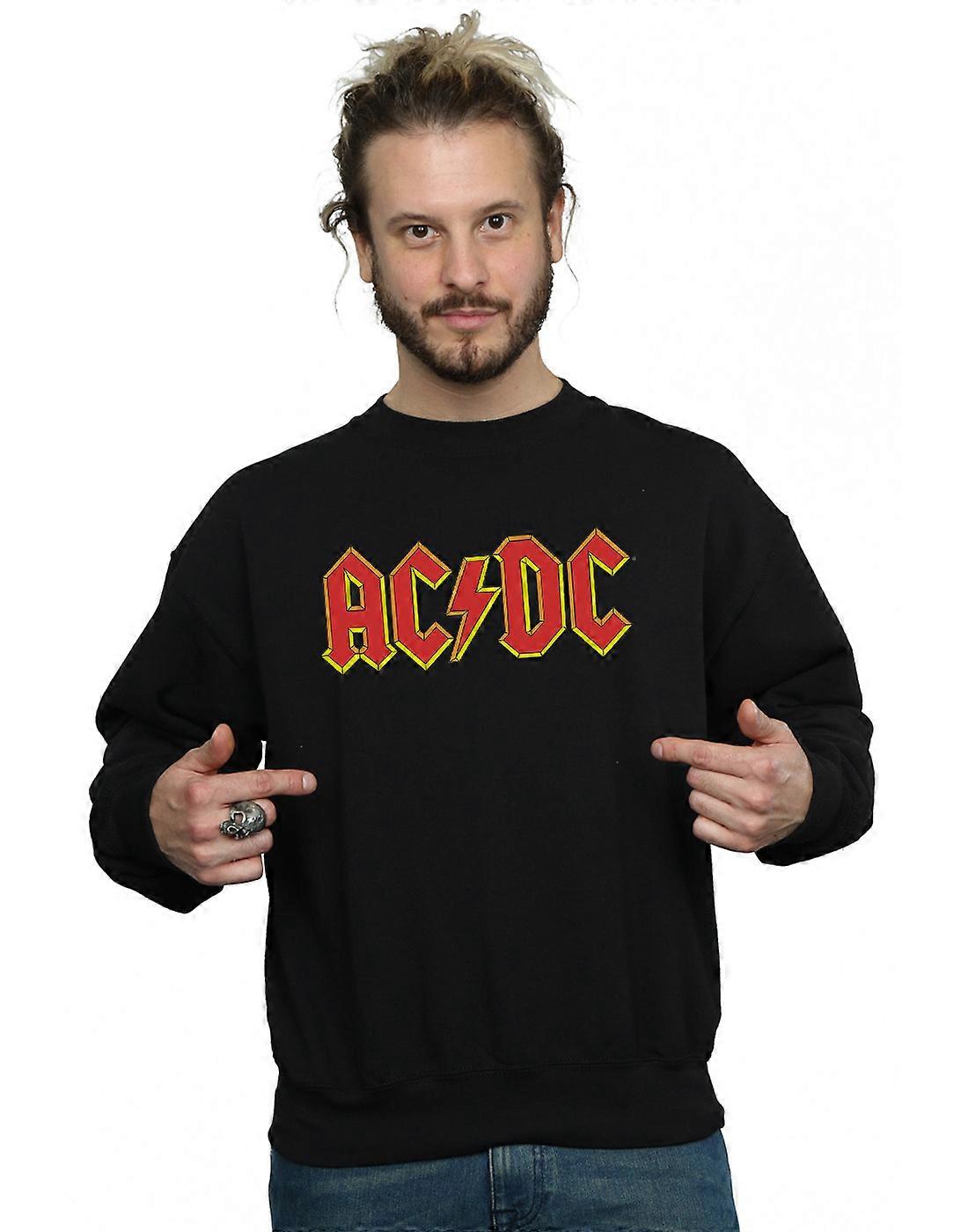 AC/DC mænds røde Logo Sweatshirt