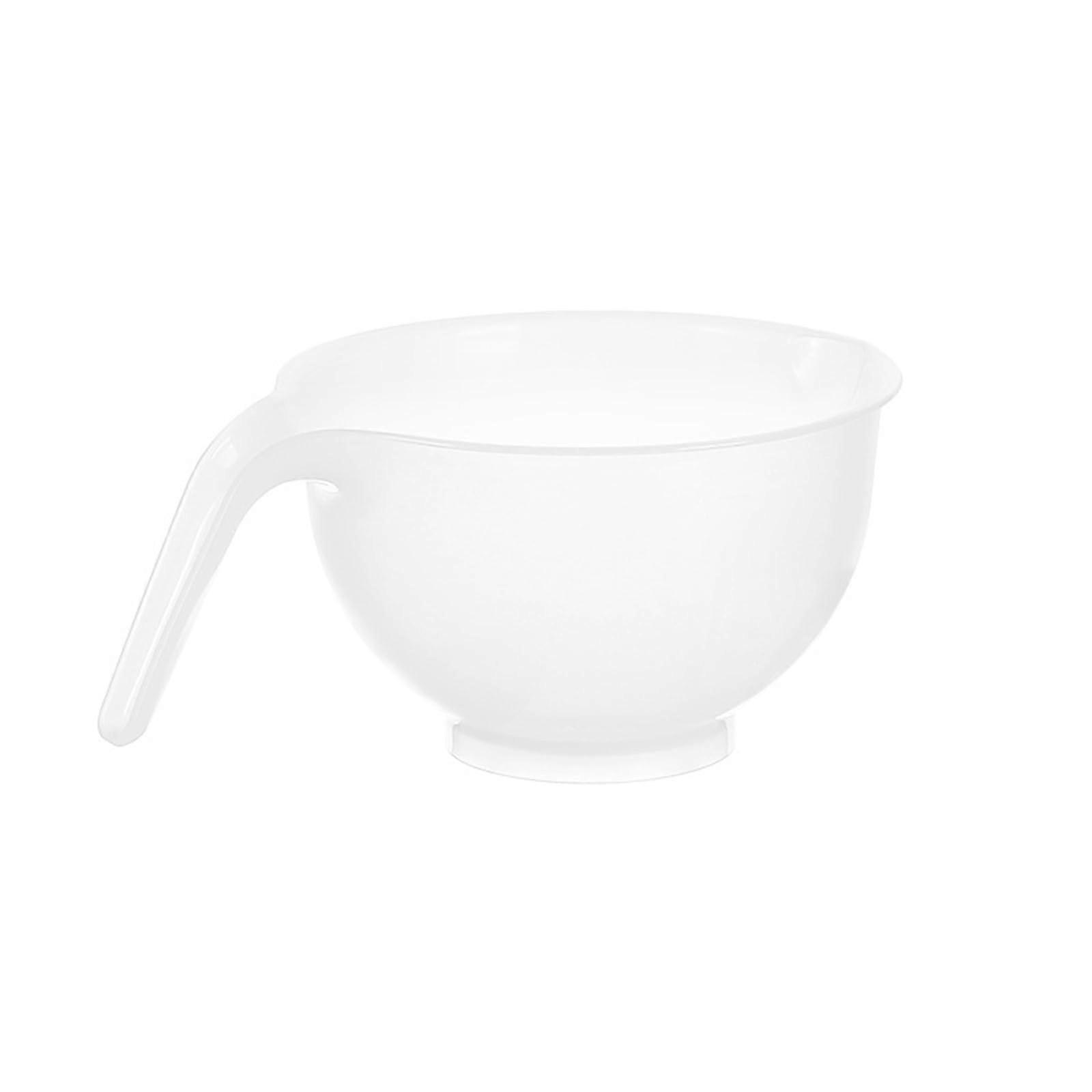 Clear Graduated Measuring Cup Mixing Bowl with Precise Marks for Baking and Kitchen Use