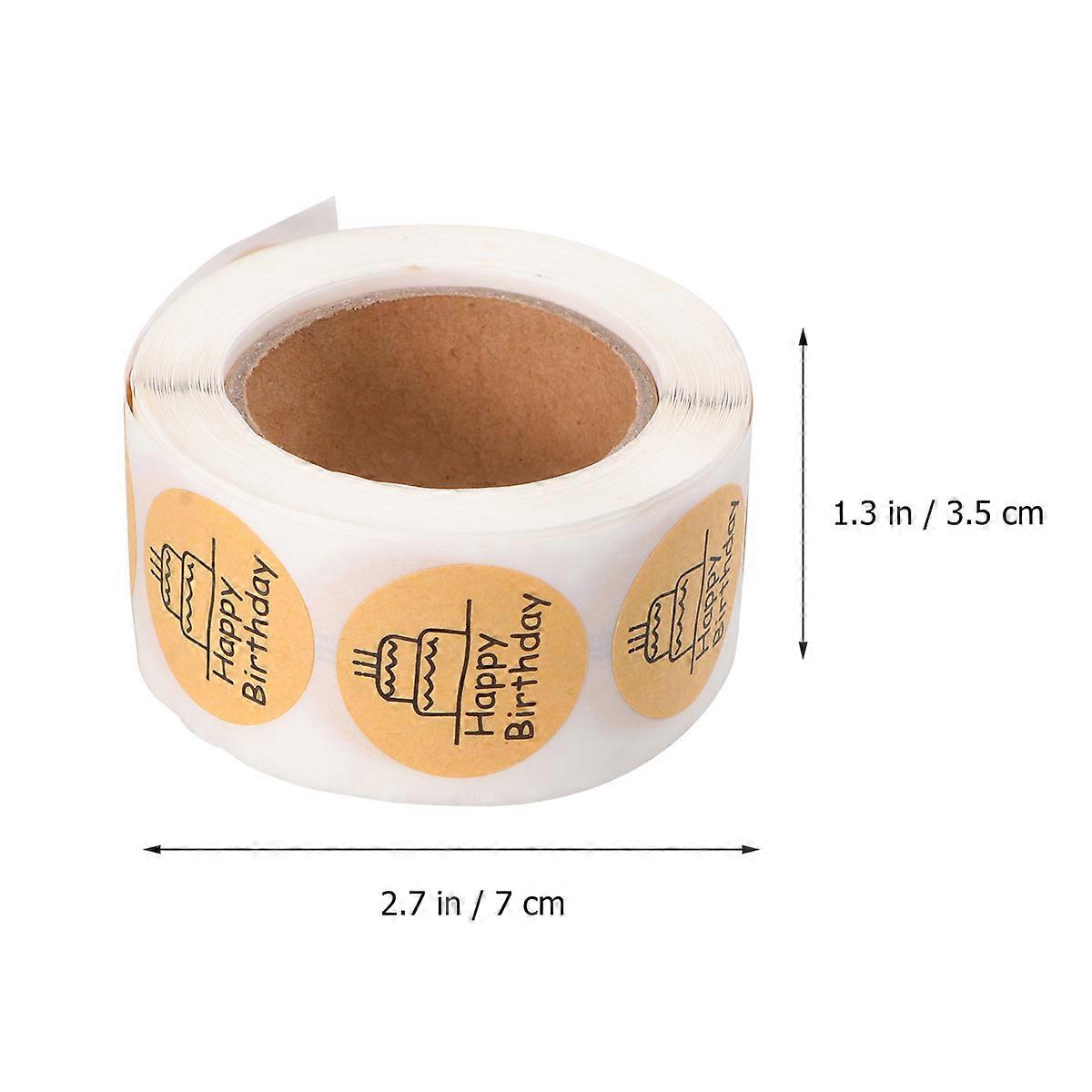 Sealing Sticker DIY Sticker for Decoration 1 Roll Baking Packing Label