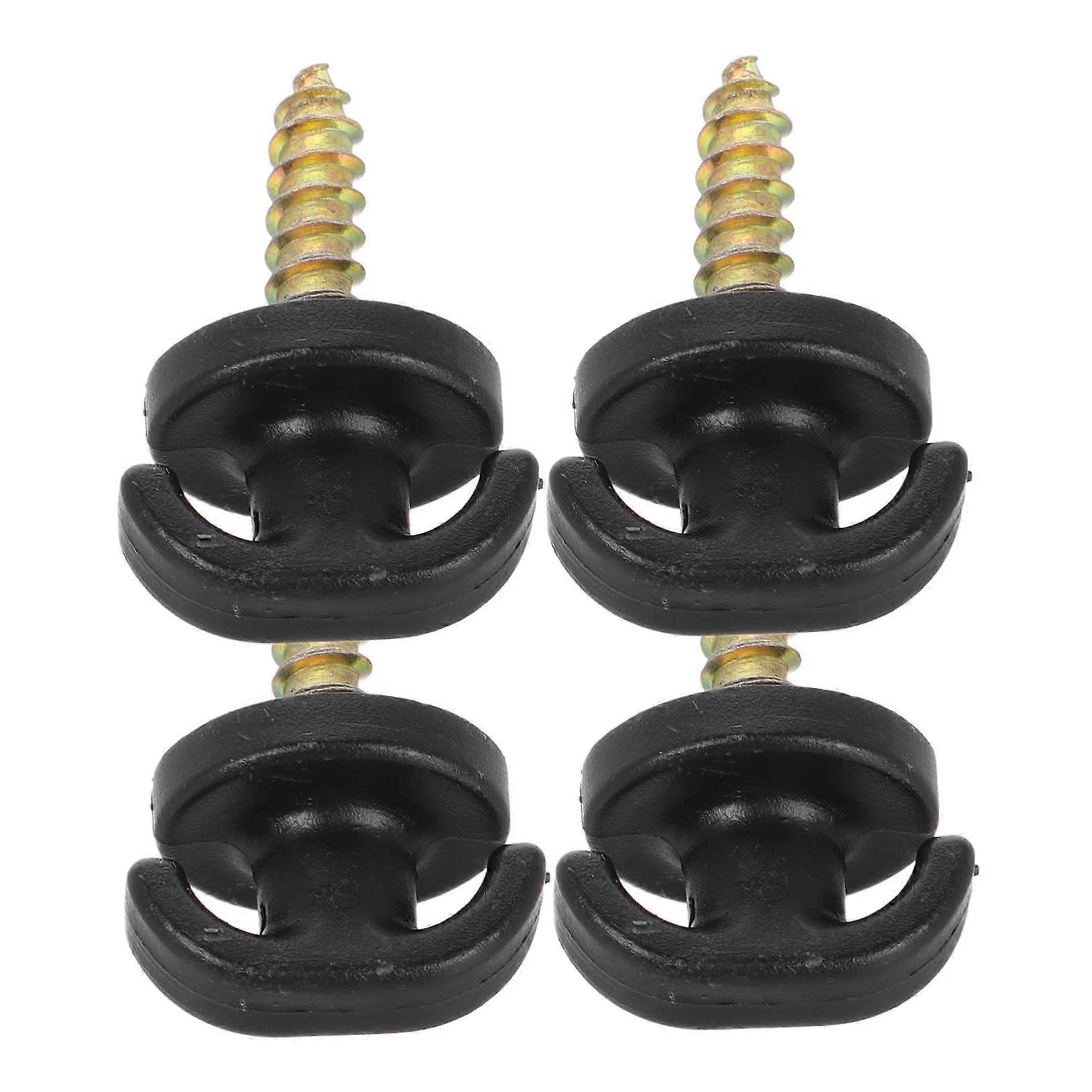 4pcs Heavy Duty Car Trunk Hooks with  Load Capacity for Enhanced Cargo Net Organization