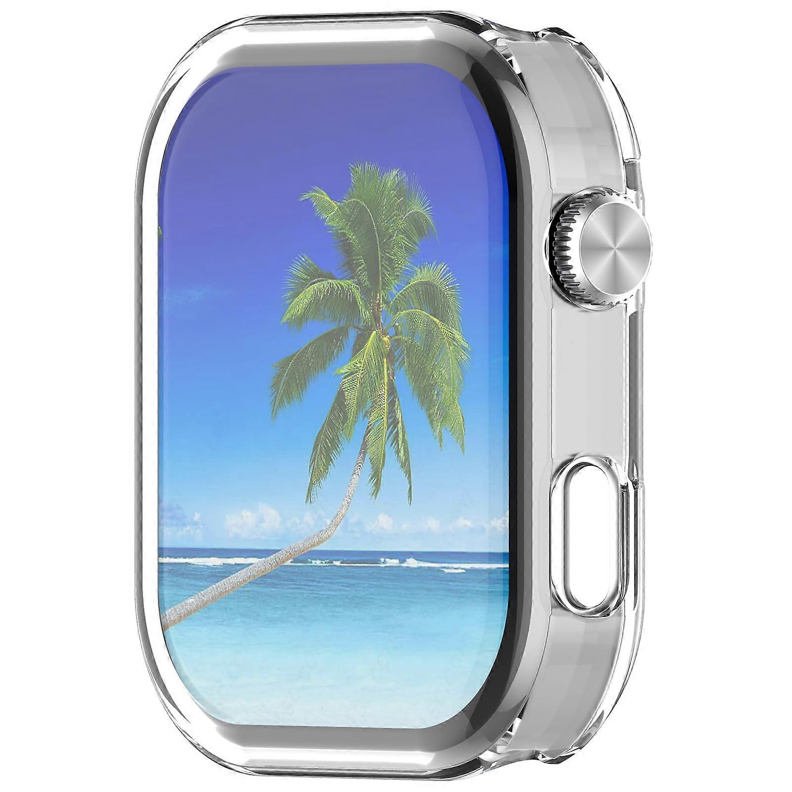Clear TPU Bumper Protector Case with Full Around Protection and Precise Cutouts for Redmi Watch 6
