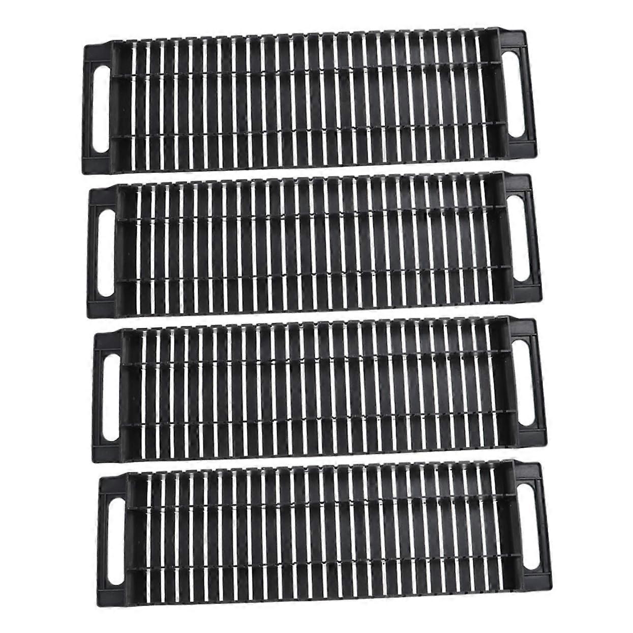 Anti Static PCB Holder Rack with Slots for Electronics  and Circuit Board Organization, 4pcs