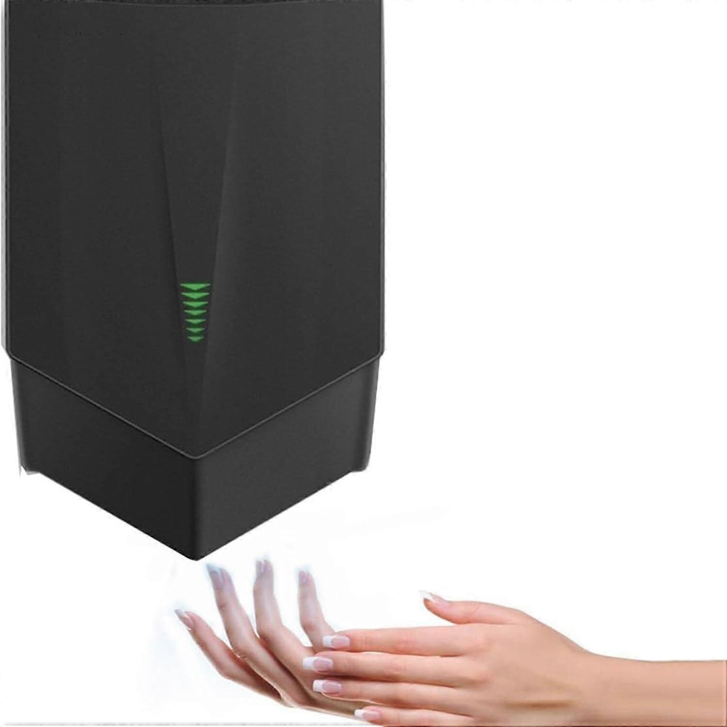 Automatic Hand Dryer with Fast Drying 10s, Touchless Sensor, Energy Saving Wall Mount, Black