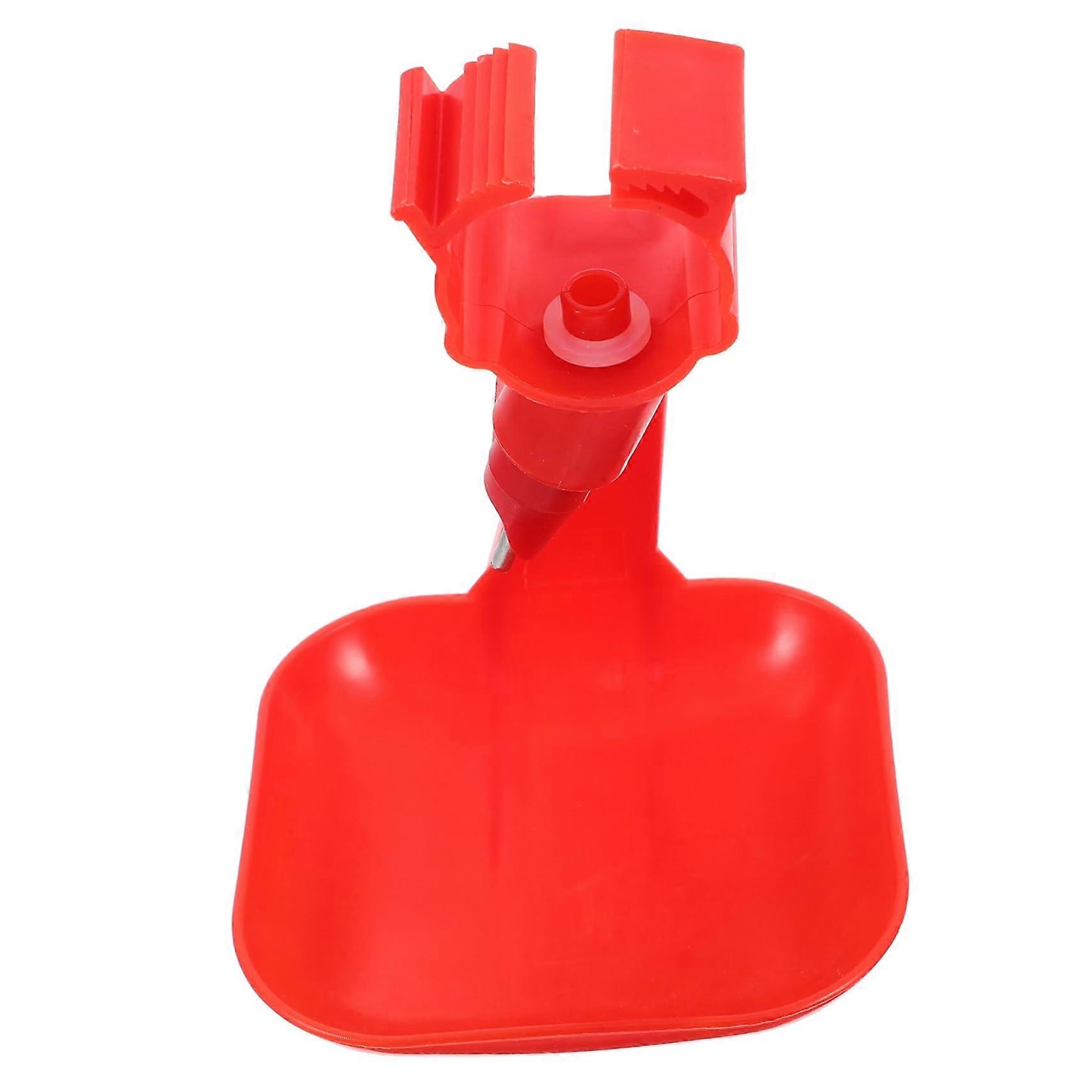 6pcs Automatic Chicken Waterer Cups, Poultry Nipple Drinking System for Quail and Pigeon