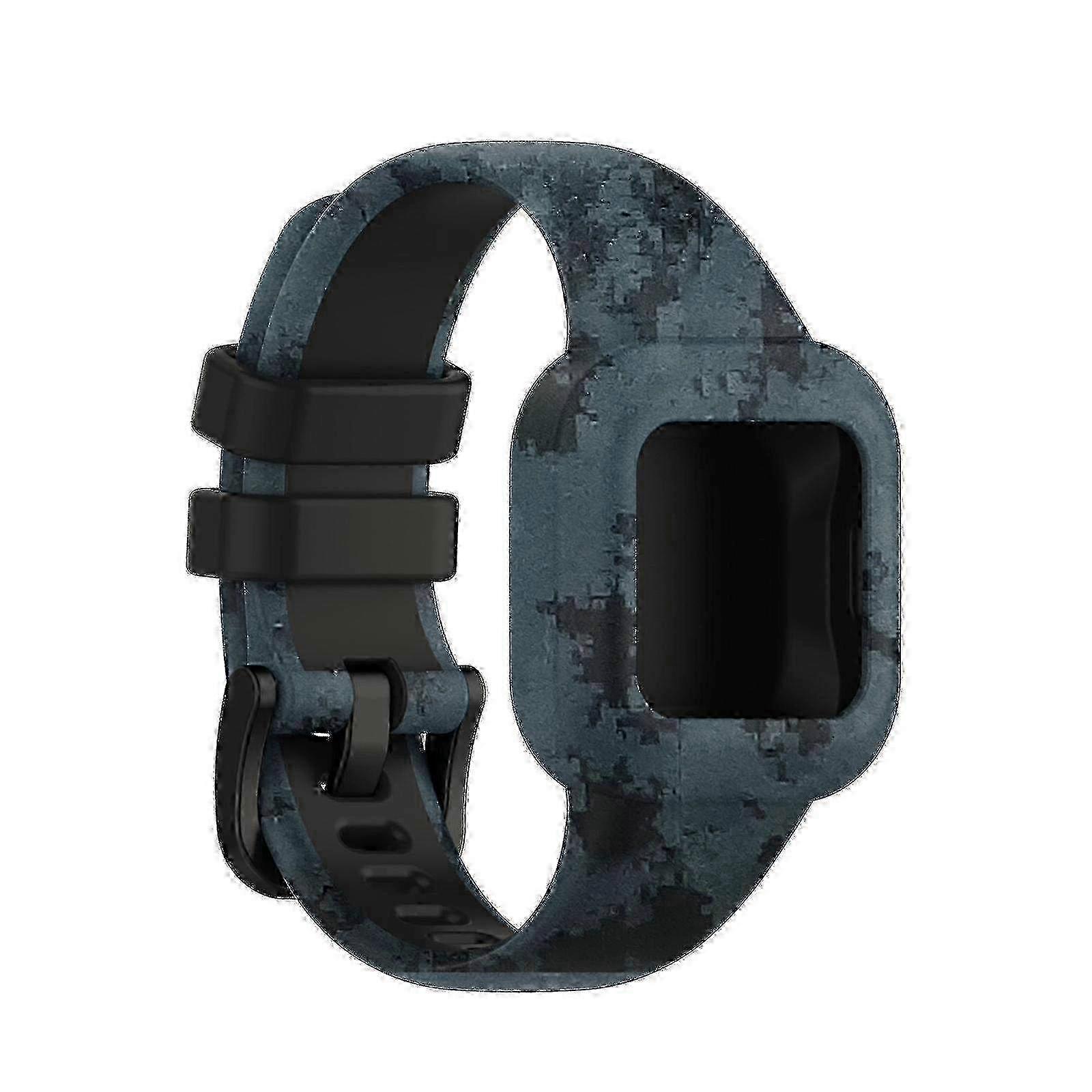 Patterned Silicone Watchband Designed for Garmin Vivofit JR3 - Durable & Stylish