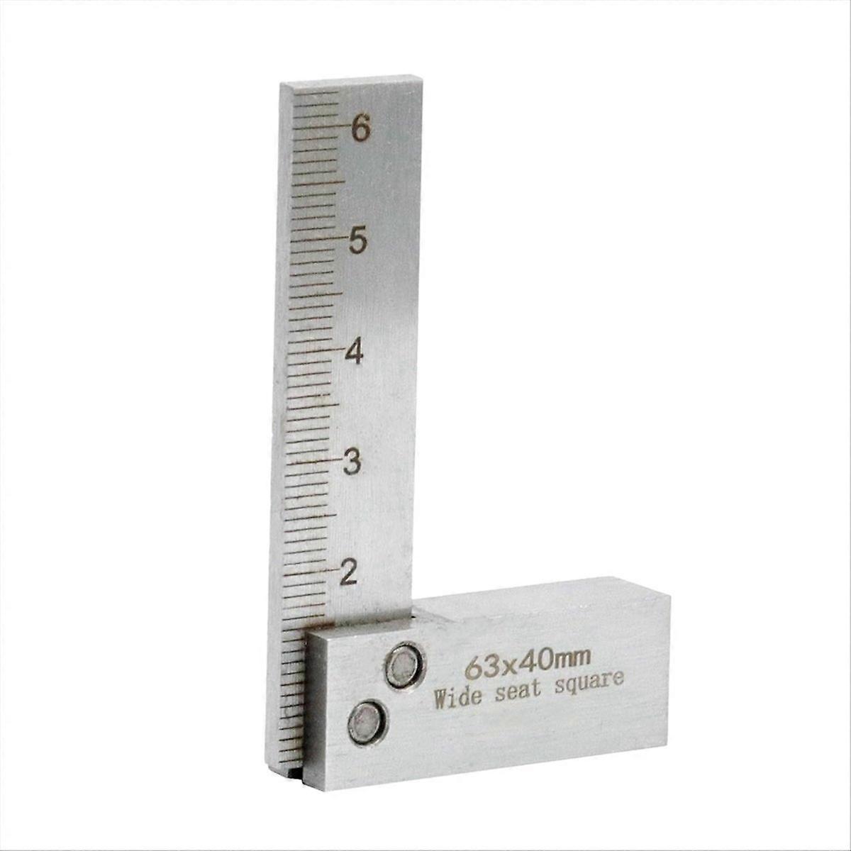 Machinist Square Tool 90-Degree Right Carpenter Measuring Tool Right Angle Ruler L-Type Square Ruler