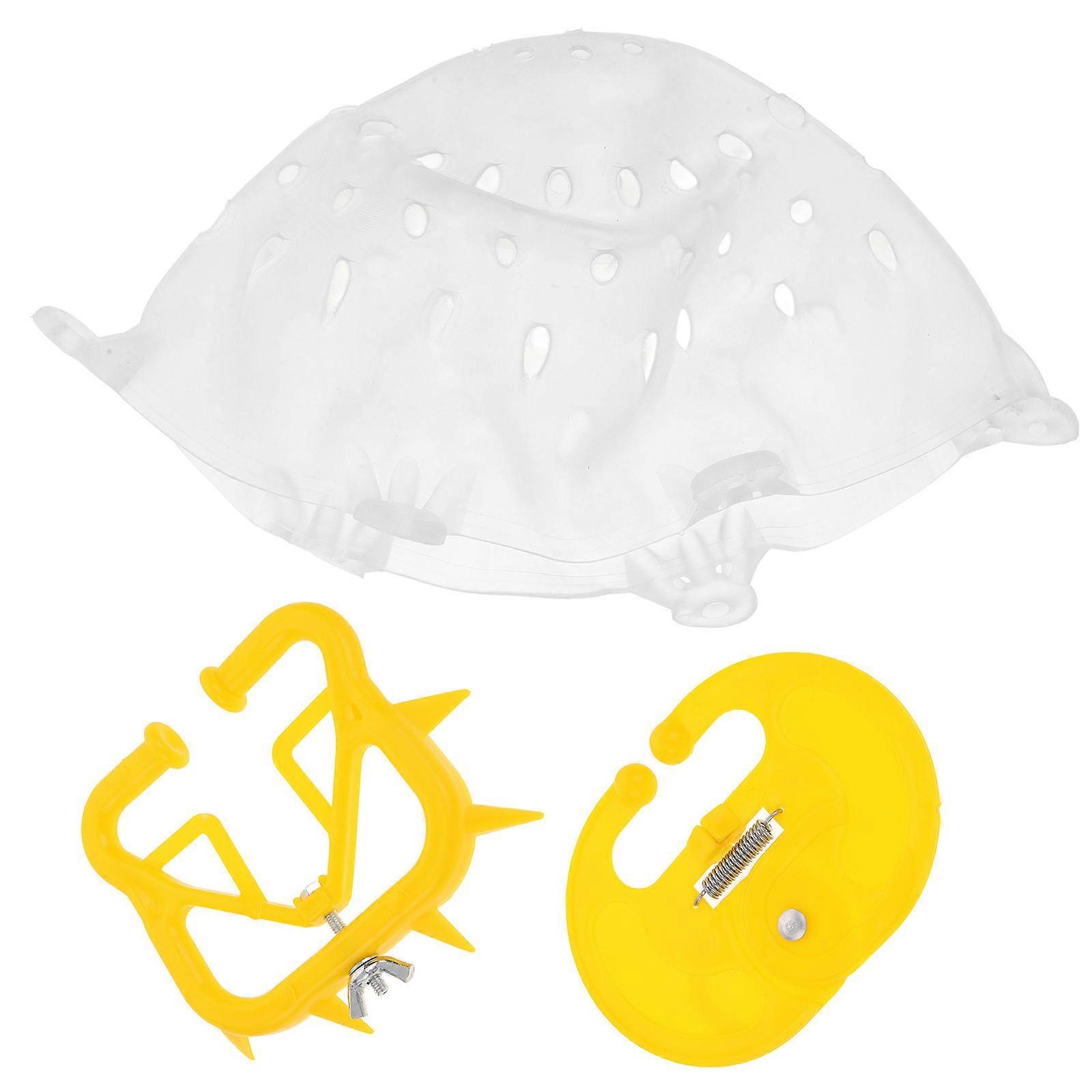 Calf Nose Clamp Plastic Ring for Weaning Cattle 4Sets Reliable Farm Tool