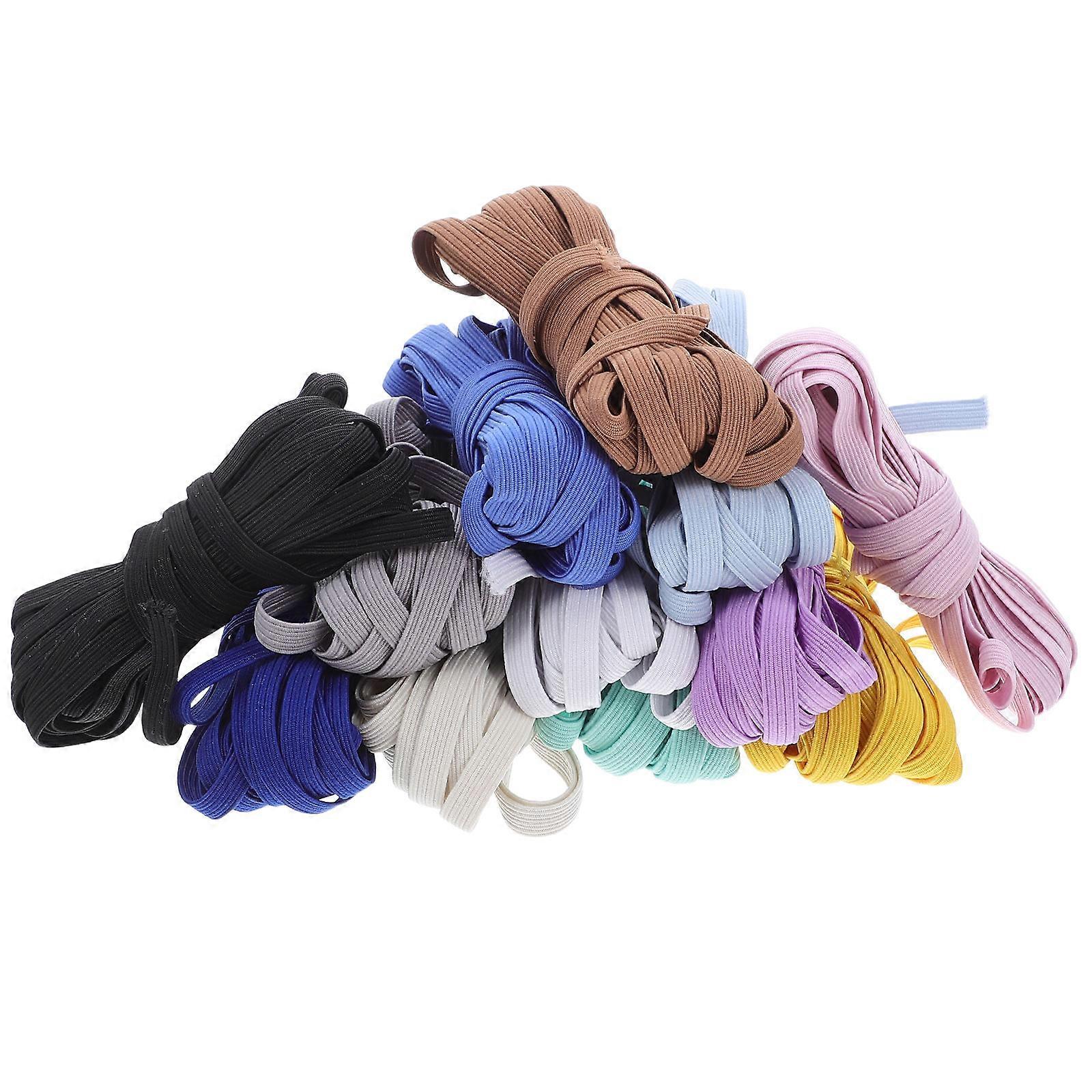 Stretchable Hat Bands For Handmade Creations Crafted From Nylon 12Pcs Convenient For Sewing Technology