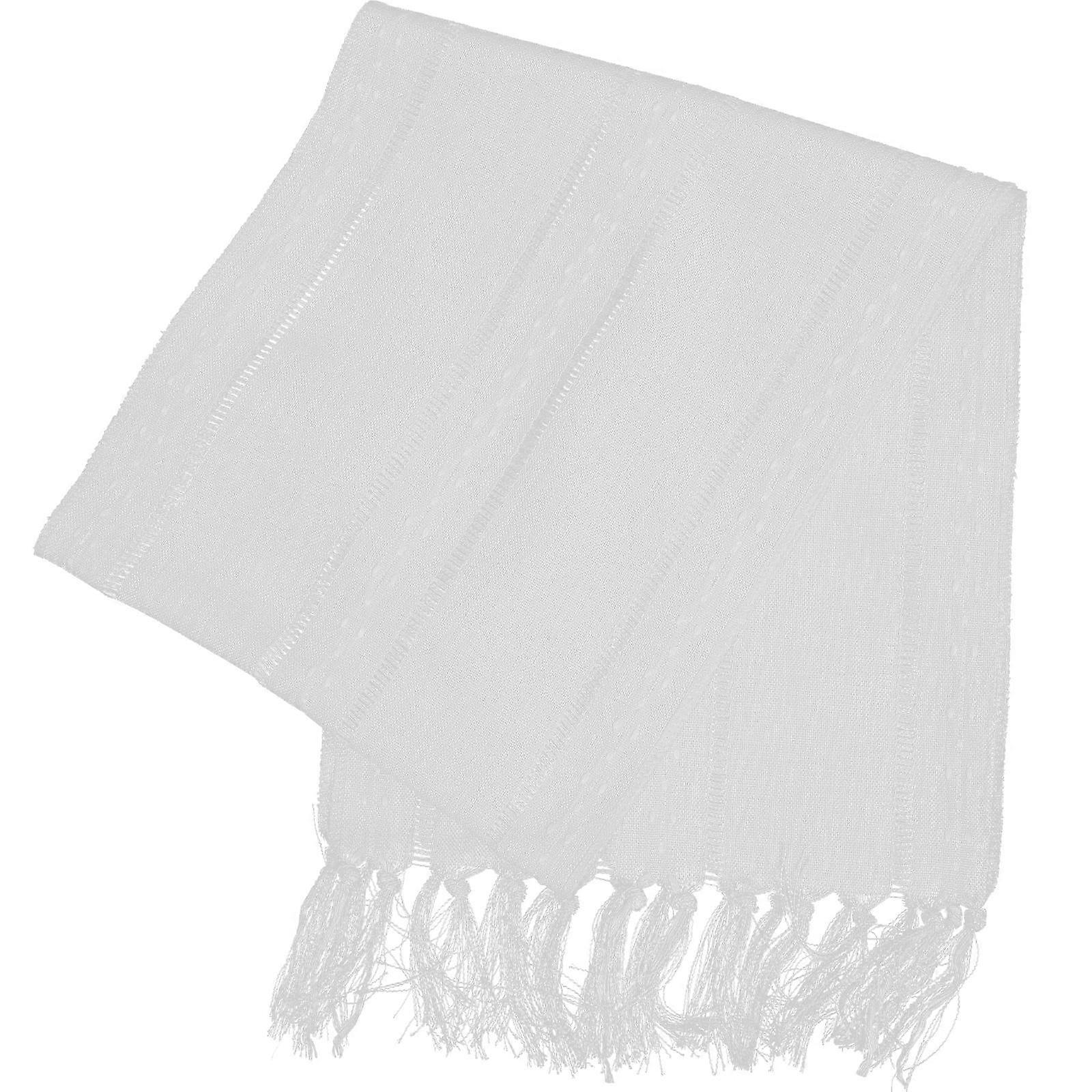 Elegant Tassel Table Runner Decorative Tablecloth for Home Use 5Pcs