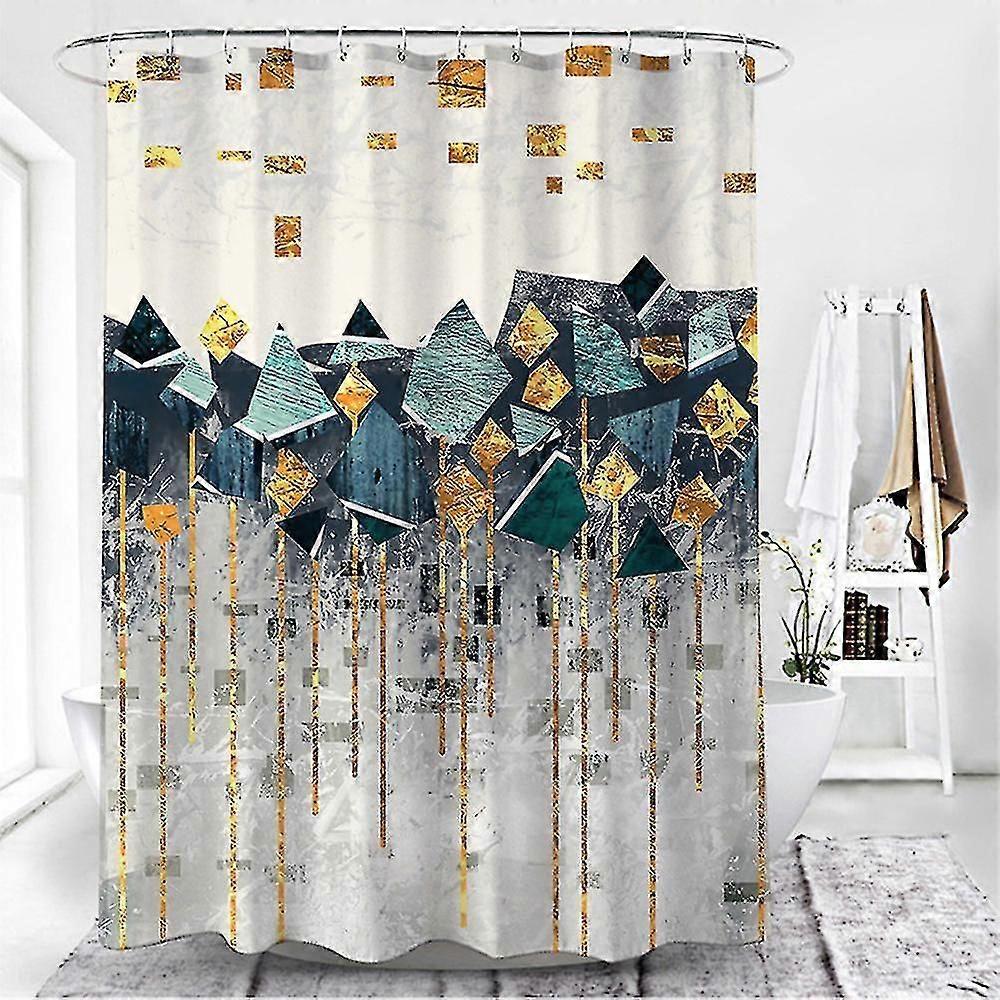 Modern Bathroom Waterproof Shower Curtain Colors Sizes Available