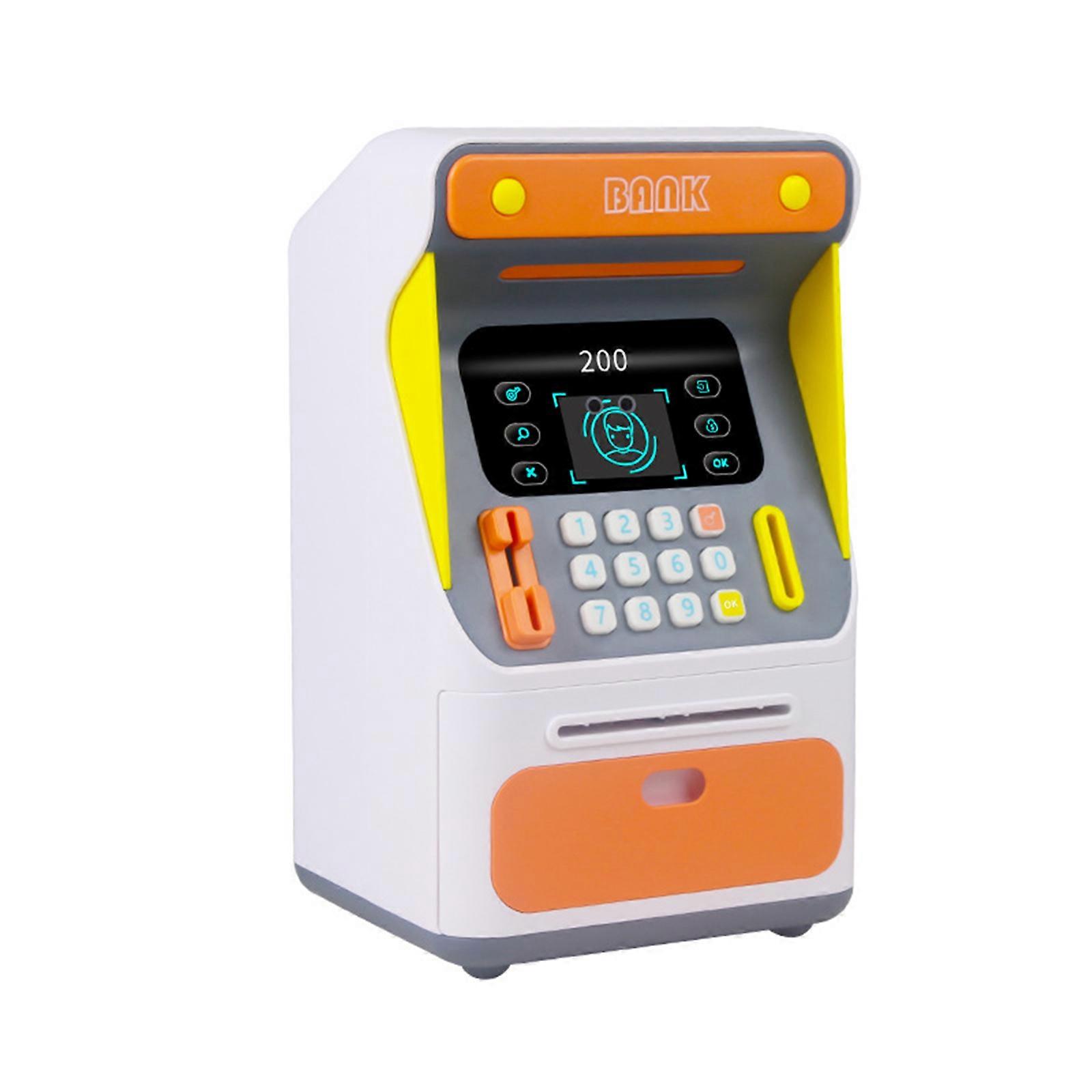 Creative Savings Bank With Simulated Biometric Feature And Code Function To Make Saving Fun  Orange