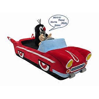 Plysdyr Den lille muldvarp taler og bilen 19,0/15,0 cm, 34919A